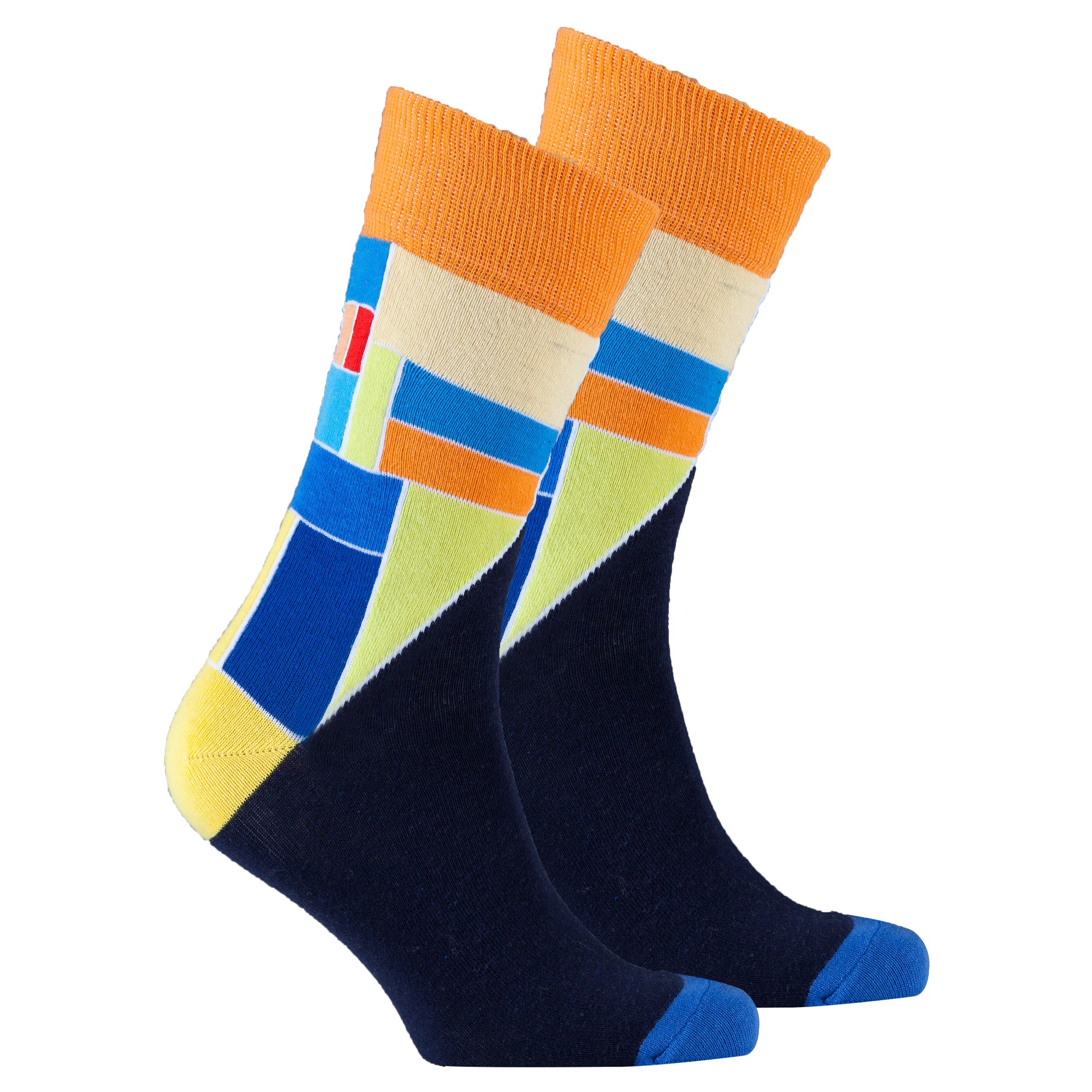 Men's Apricot Cube Socks