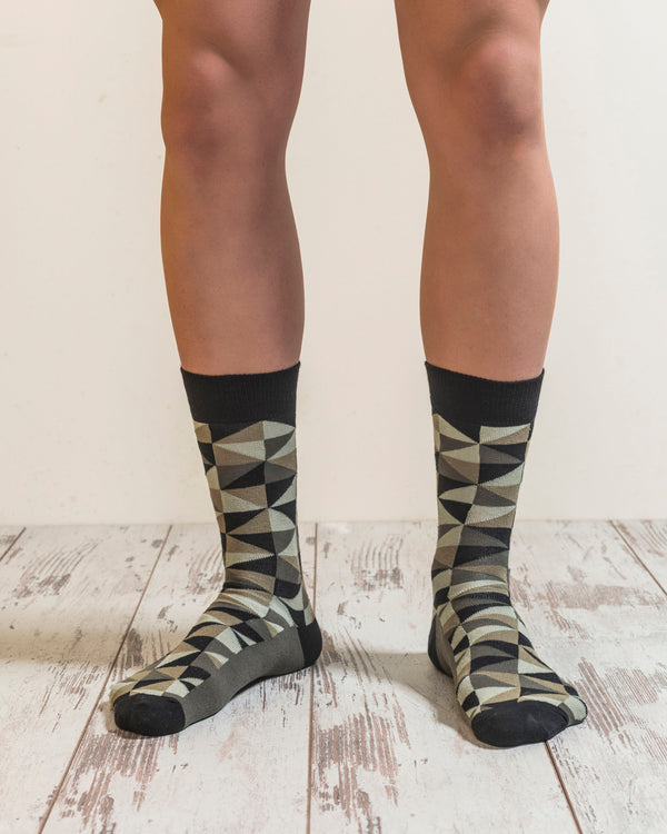 Men's Olive Green Mix Set Socks Men's Olive Green Mix Set Socks