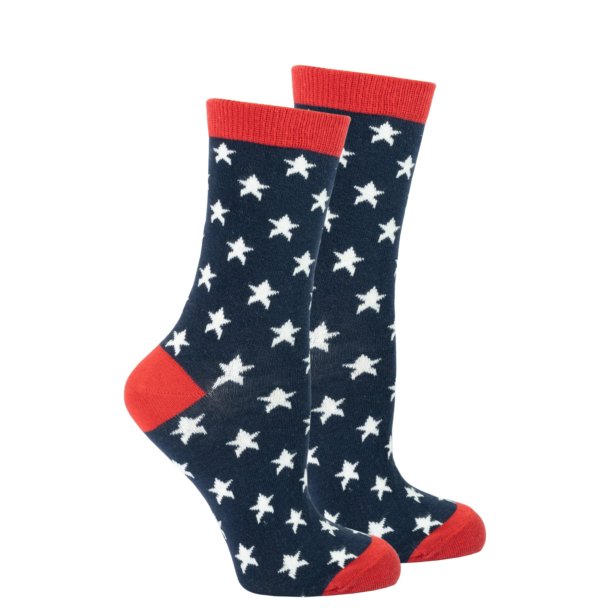 Women's Usa Patriotic Stars Socks