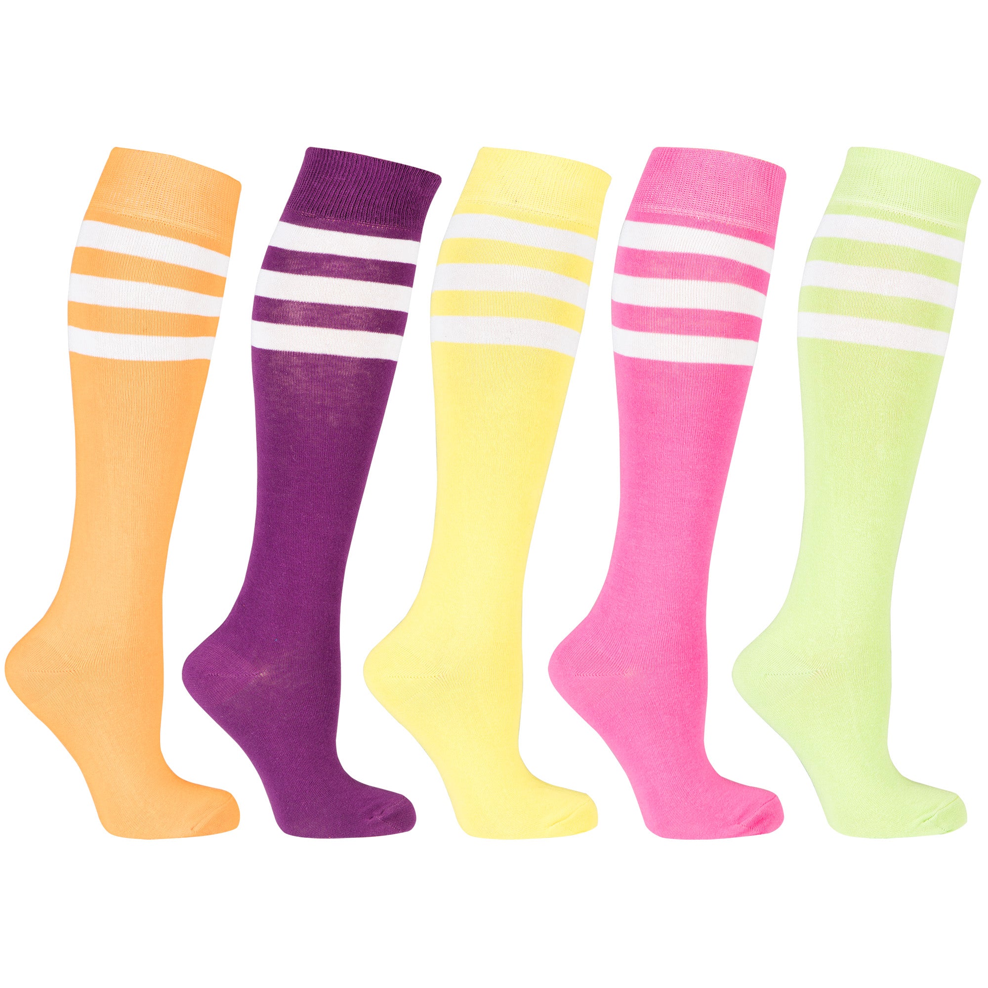 Women's Dapper Stripe Knee High Socks Set
