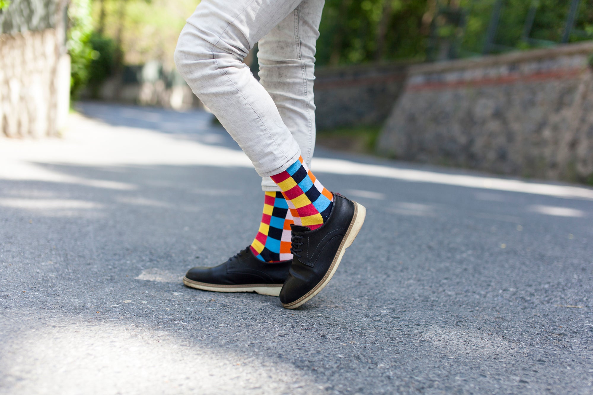 Men's Canary Square Socks