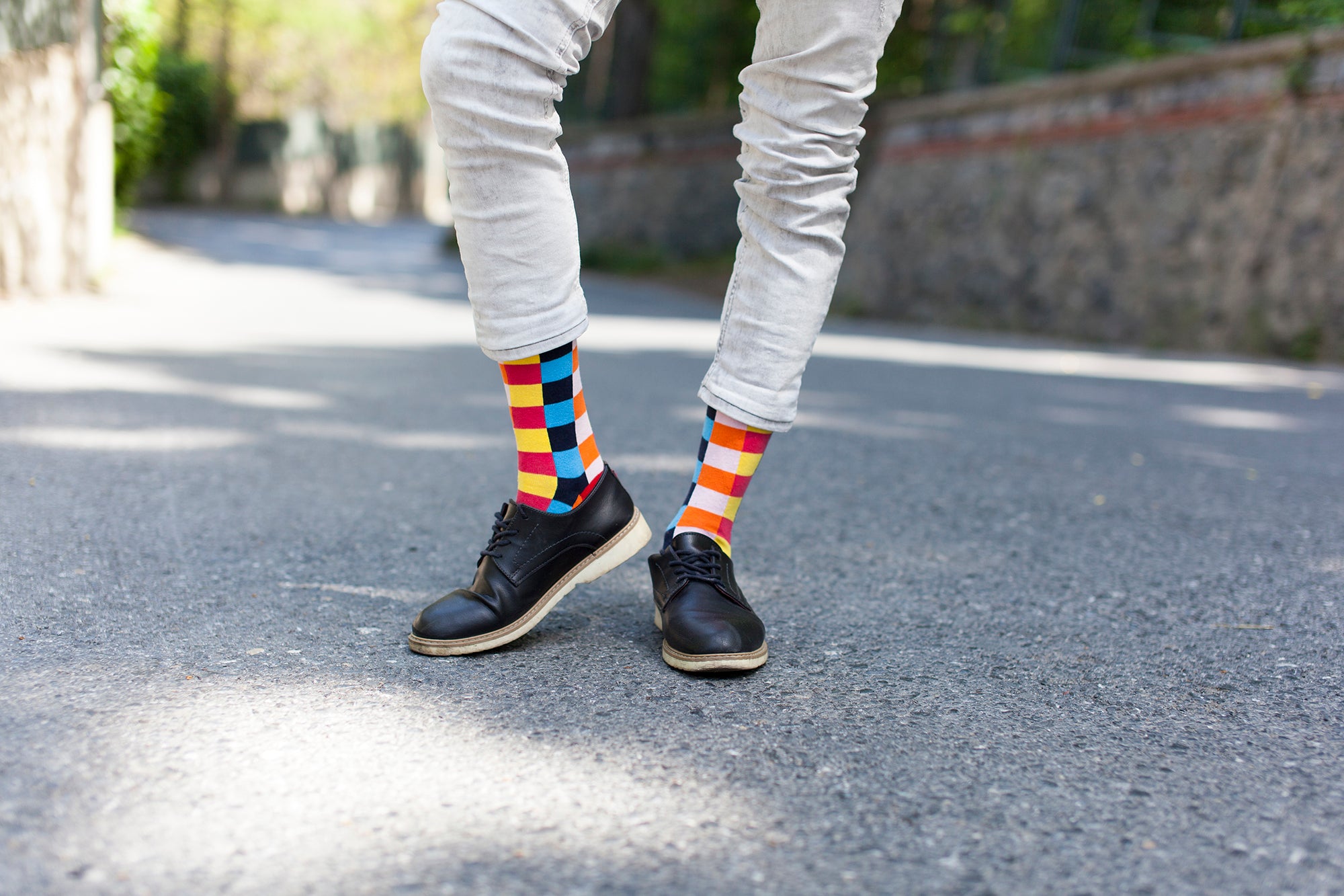 Men's Canary Square Socks