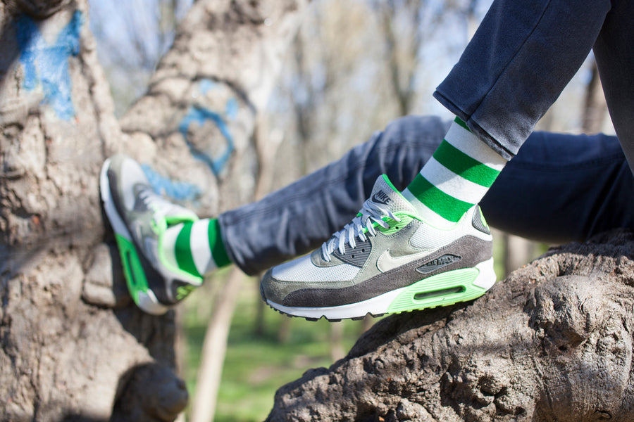 Men's Green Rugby Socks