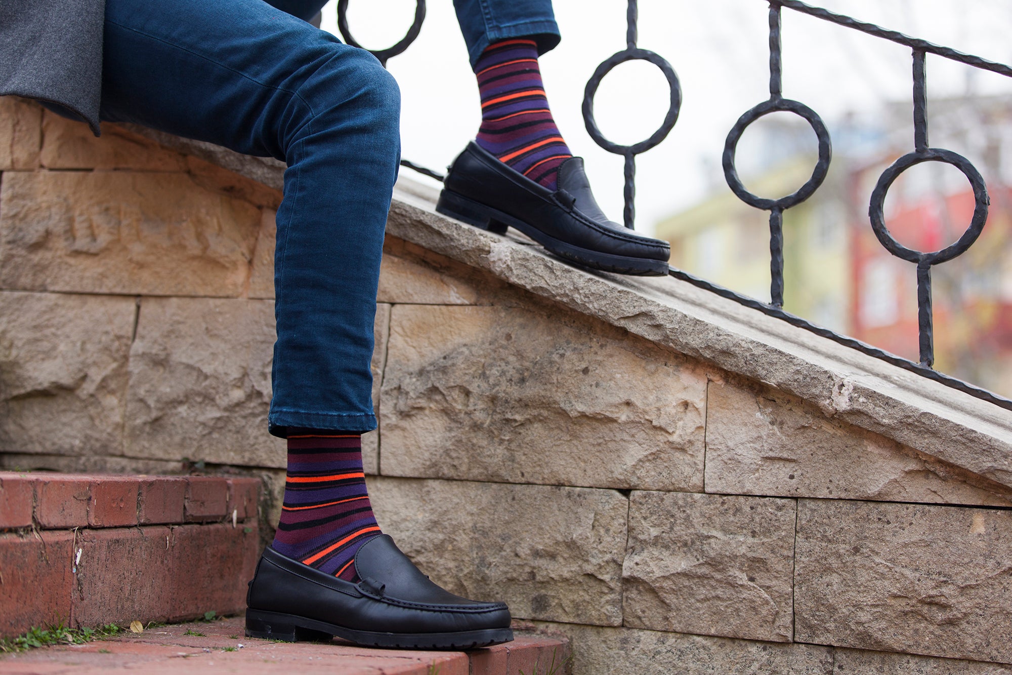 Men's Traditional Stripes Socks