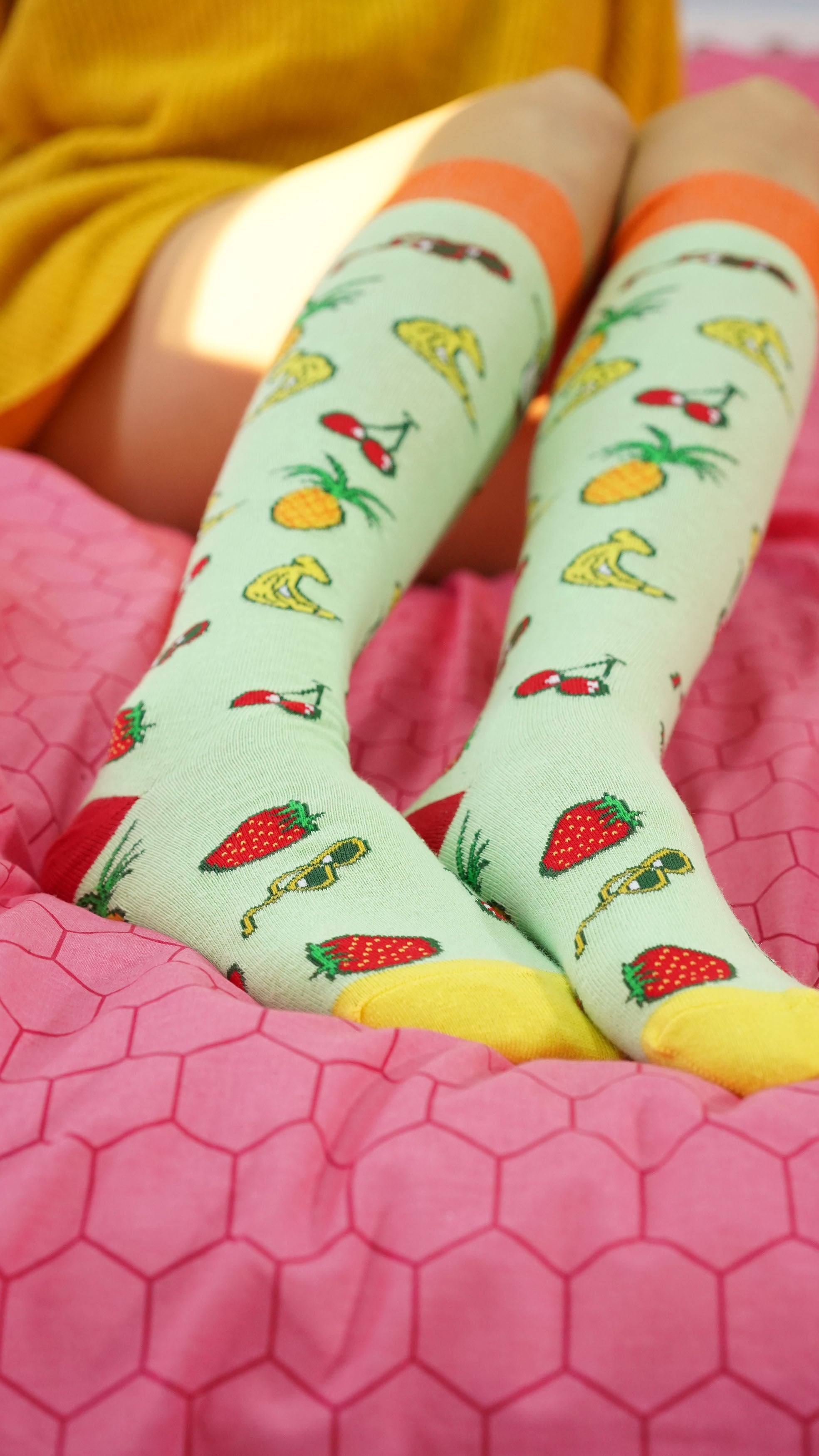Women's Tropical Knee High Socks
