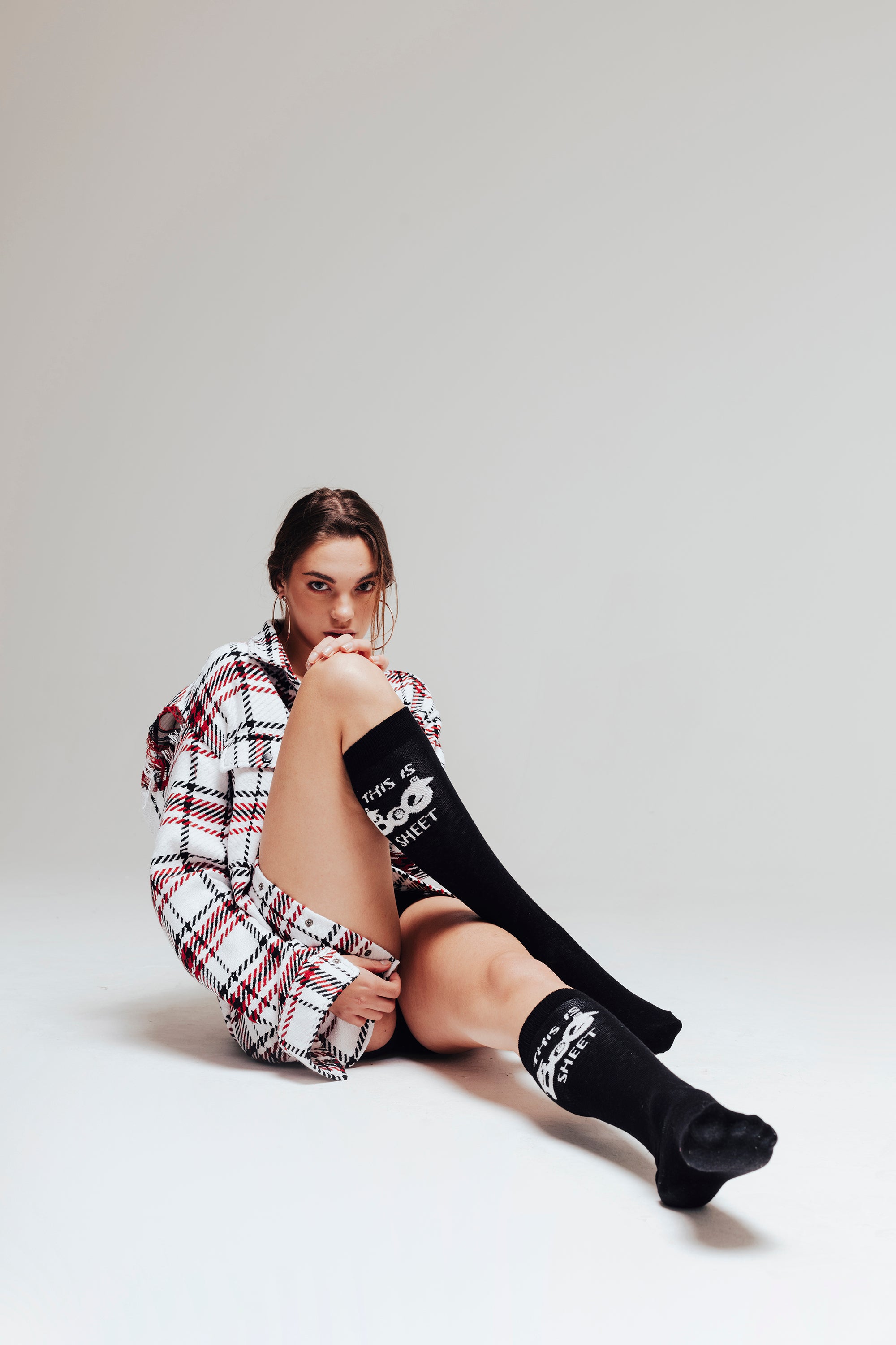 Women's Funky Puns Knee High Socks Set