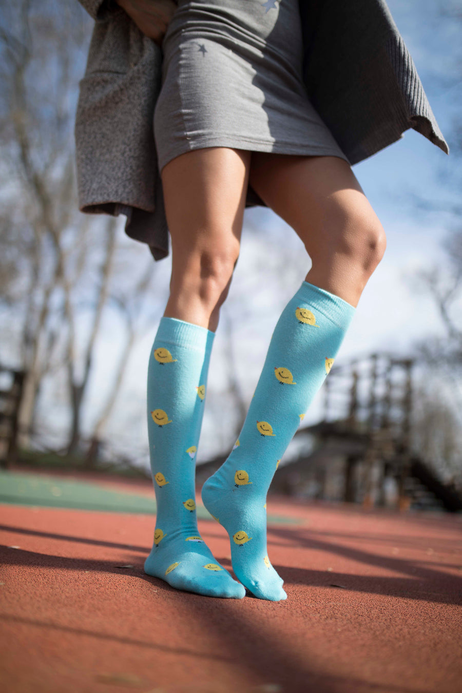 Women's Duck Knee High Socks