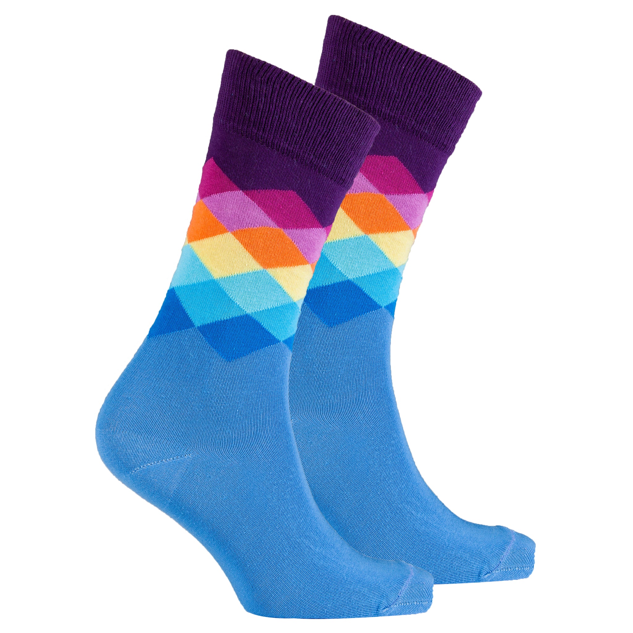 Men's Dream Purple Diamond Socks