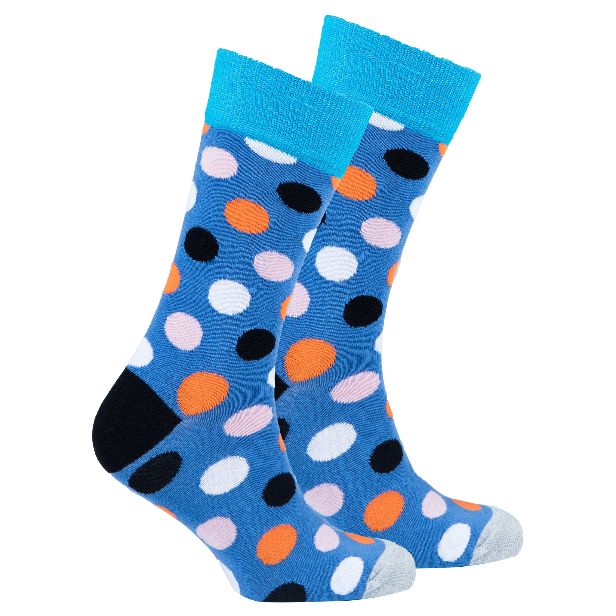 Men's Orange Sky Dot Socks