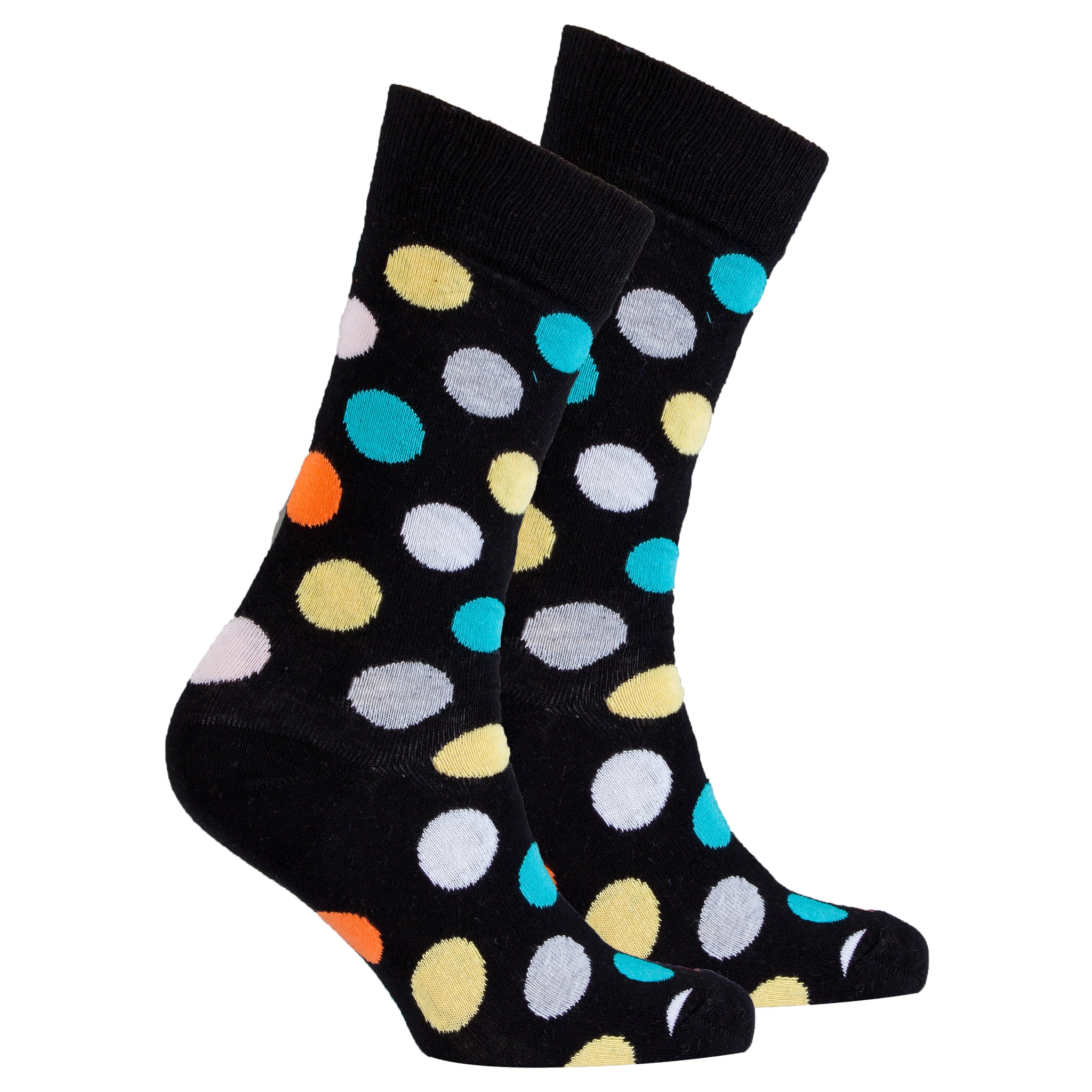 Men's Mixed Black Dot Socks