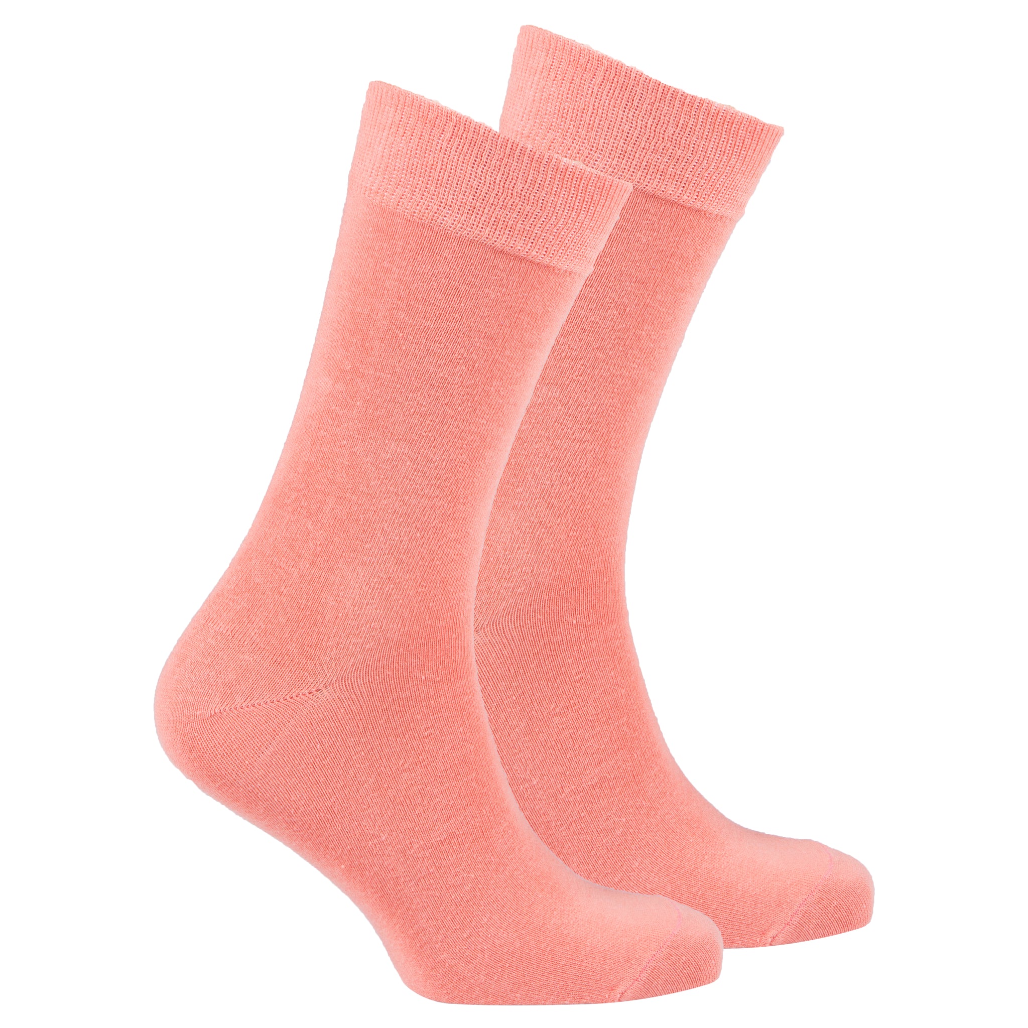 Men's Solid Coral Socks