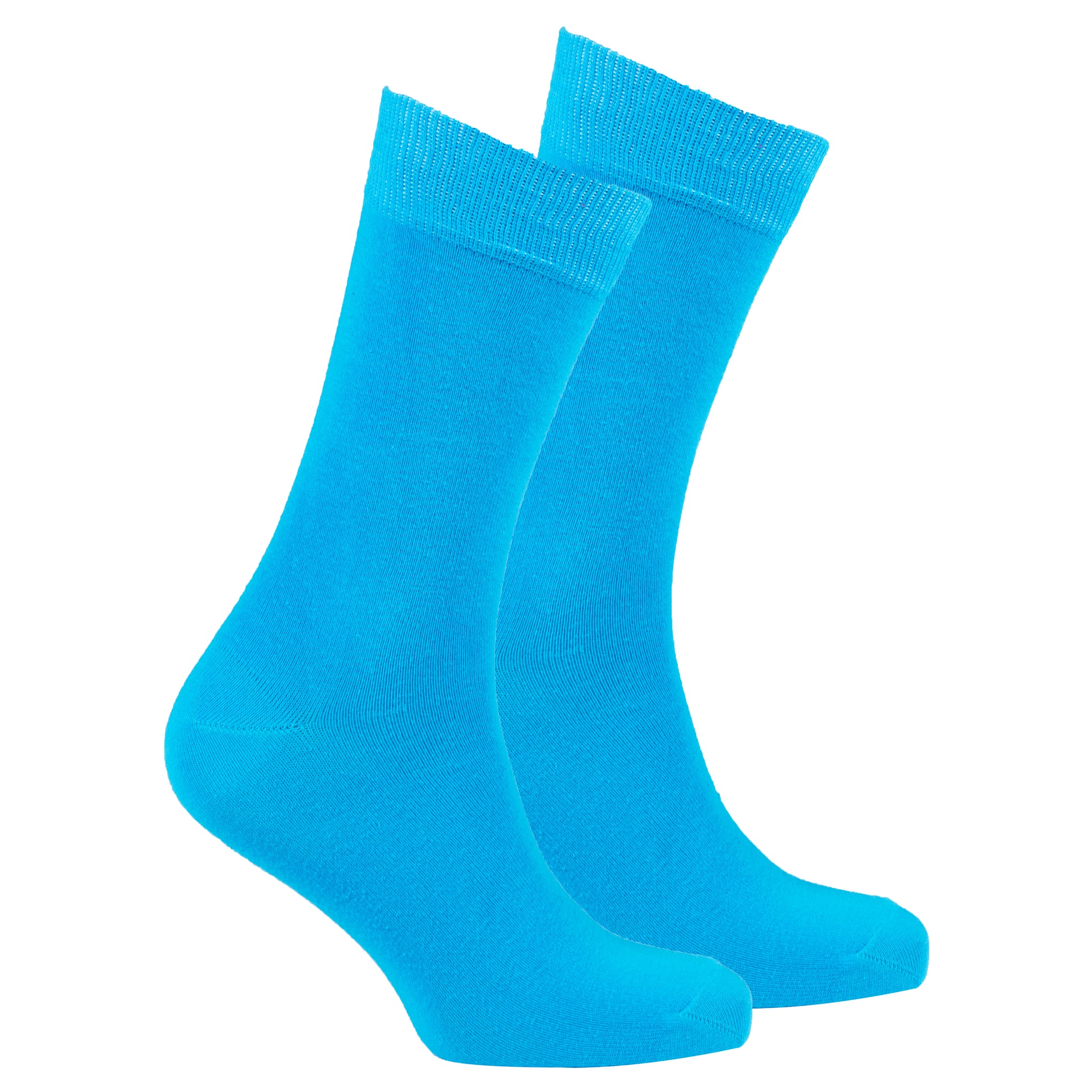 Men's Solid Blue Socks