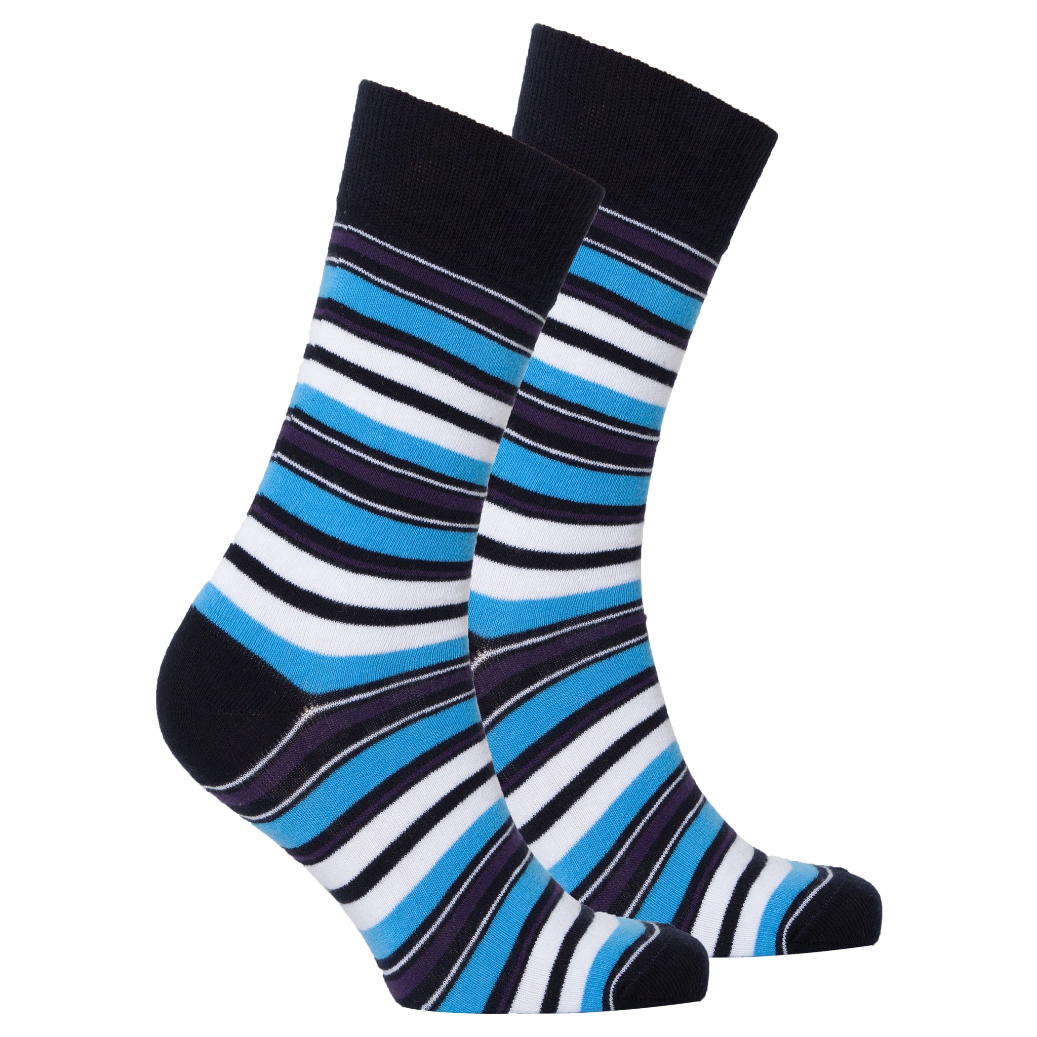 Men's Cerulean Stripe Socks