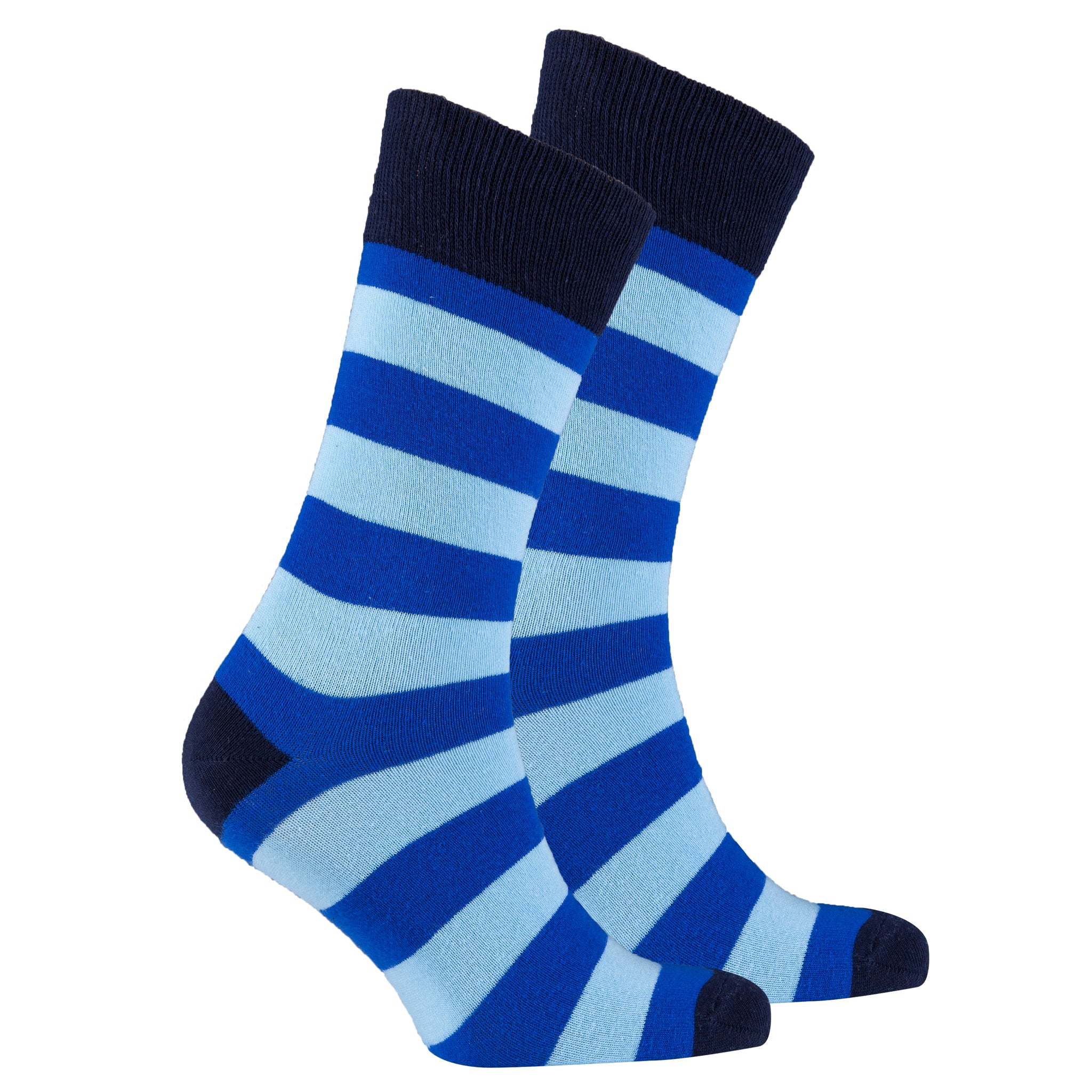 Men's Sky Blue Stripe Socks