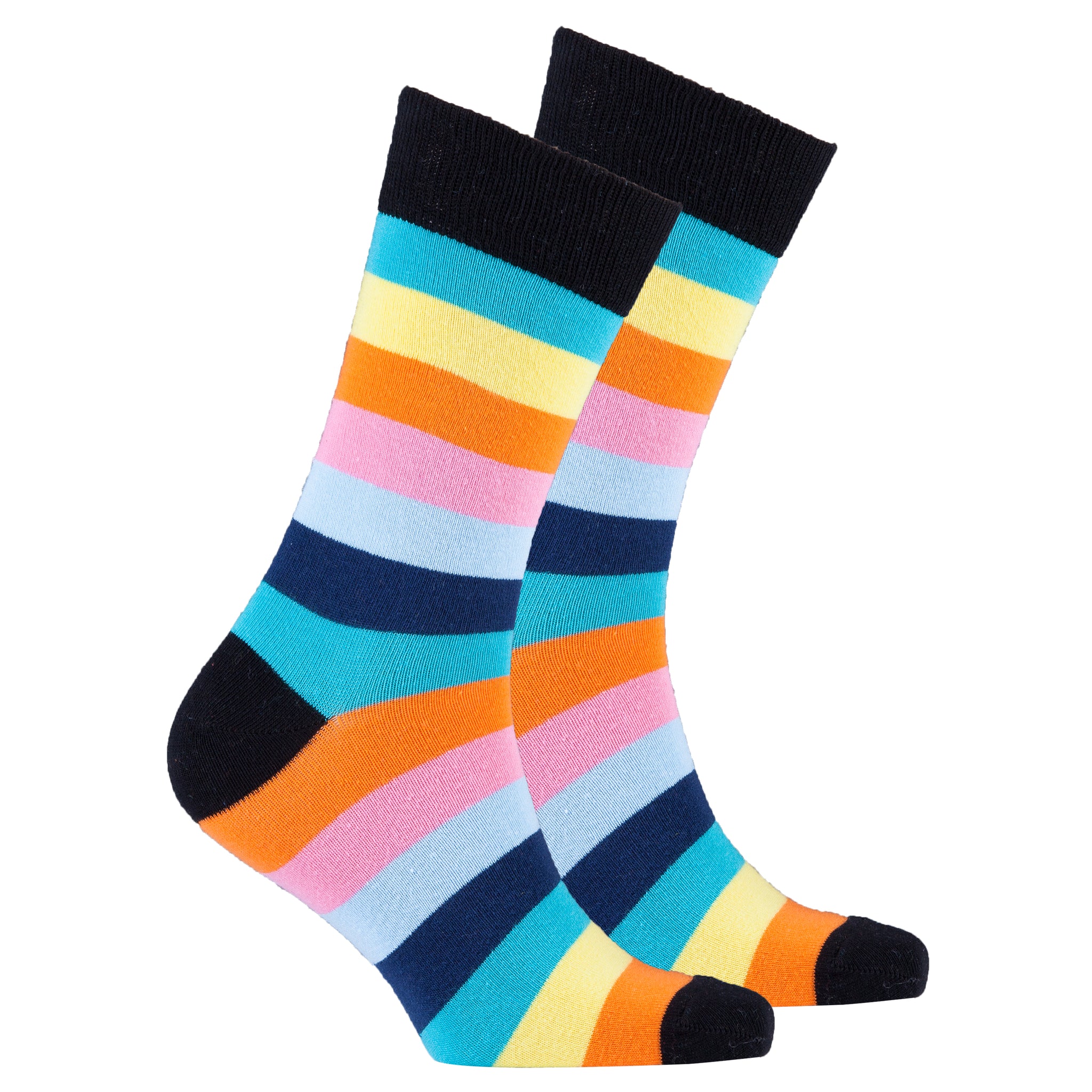 Men's Light Pastel Stripe Socks