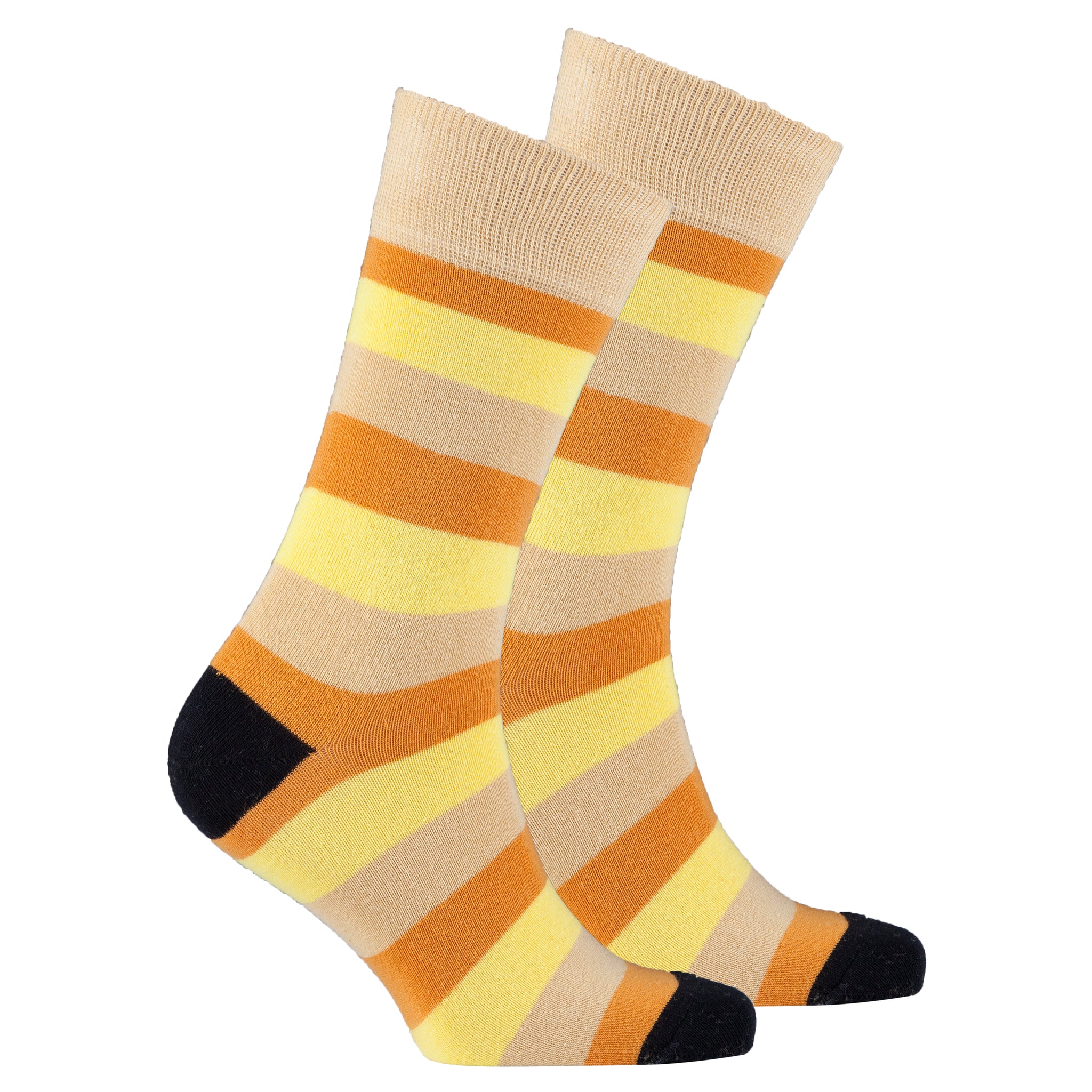 Men's Faded Canary Stripe Socks