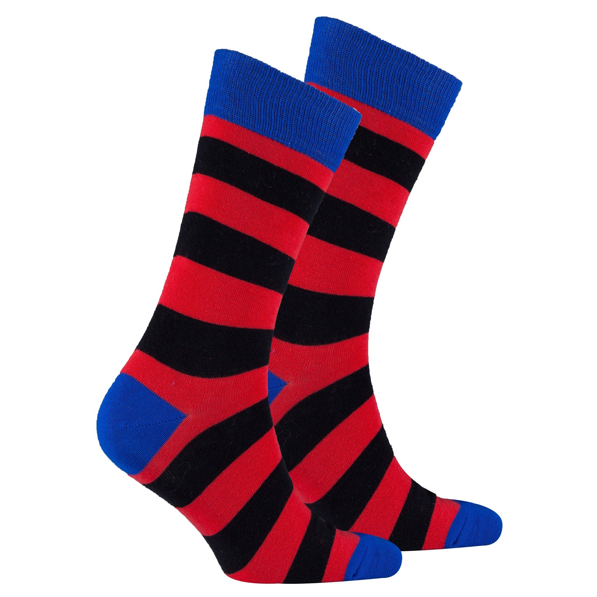 Men's Navy Flash Stripe Socks