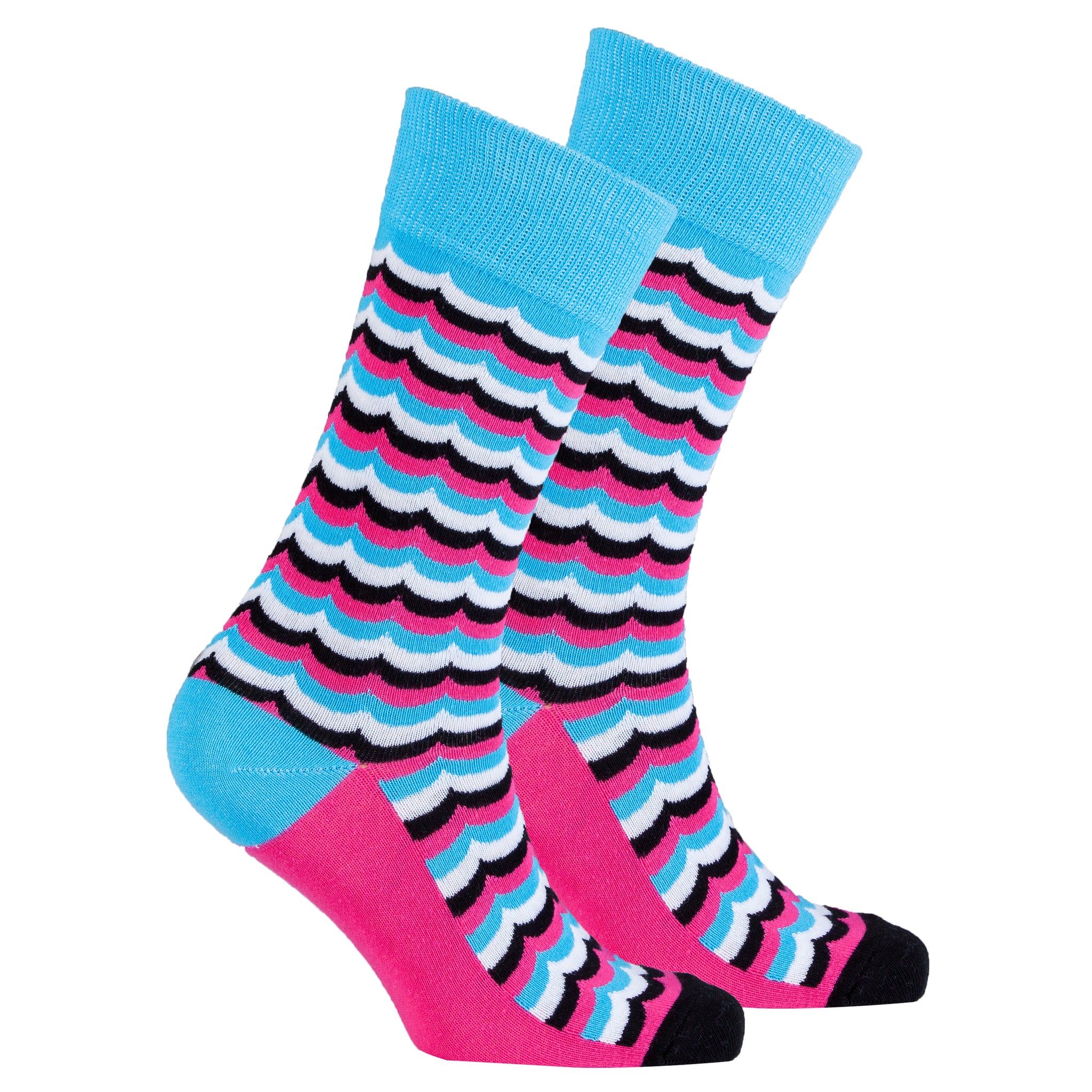 Men's Magenta Wave Socks