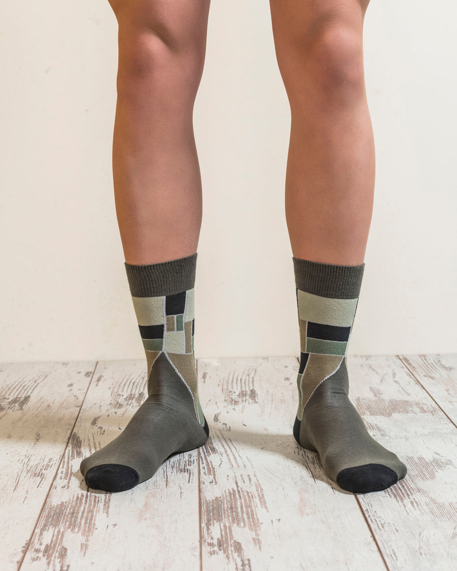 Men's Sage Cube Socks