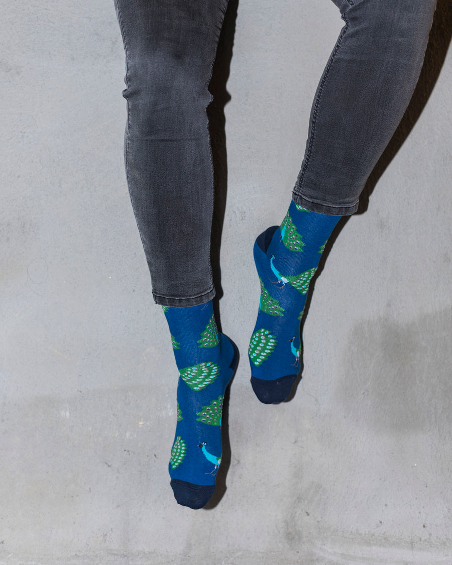 Men's Peacock Socks