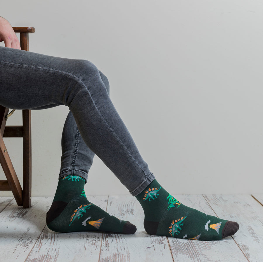 Men's Dinosaur Socks