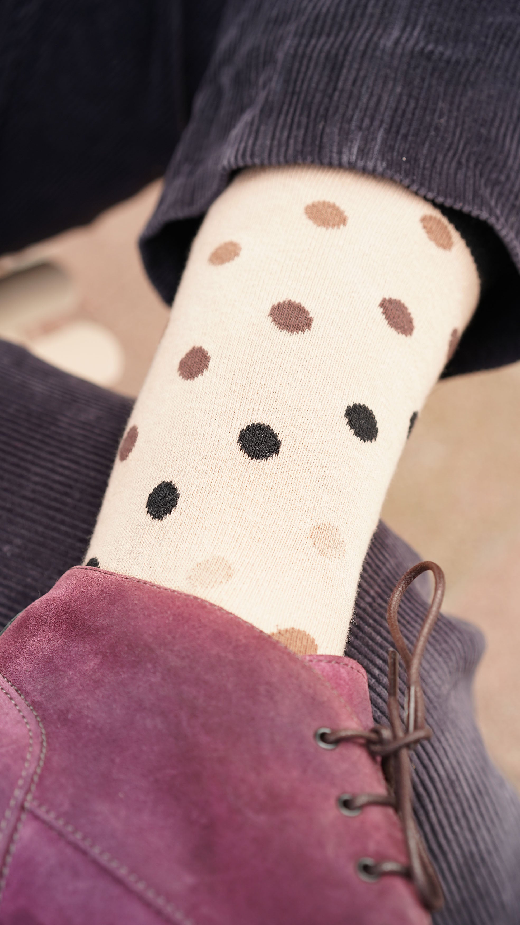 Men's Sand Dot Socks