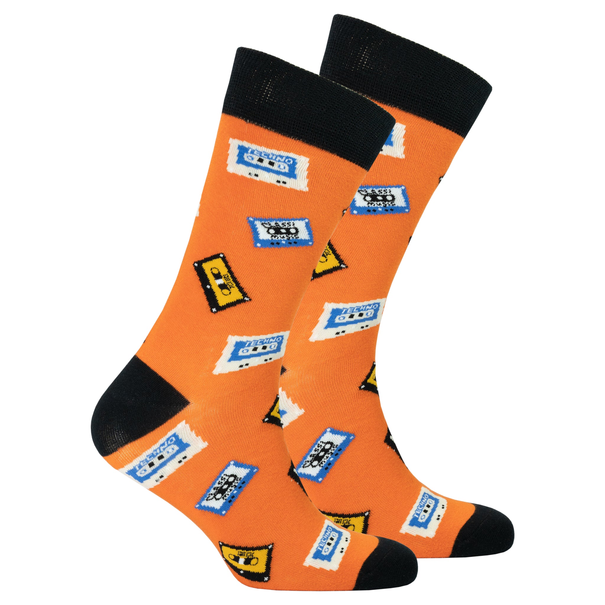 Men's Cassette Socks orange