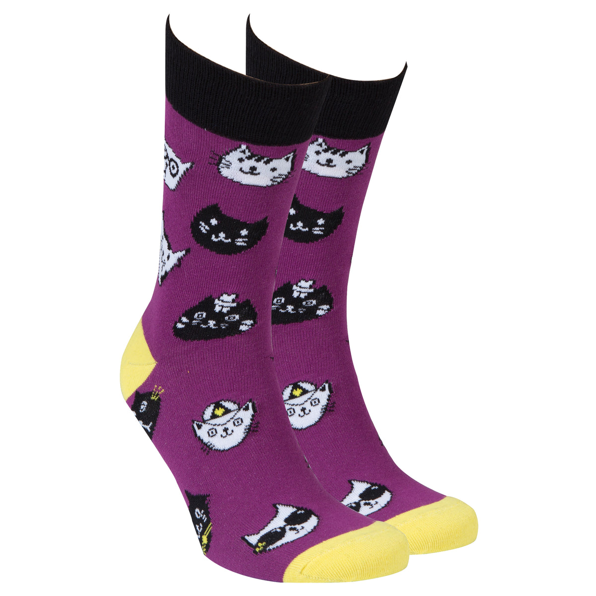 Men's Silly Cats Socks - Socks n Socks