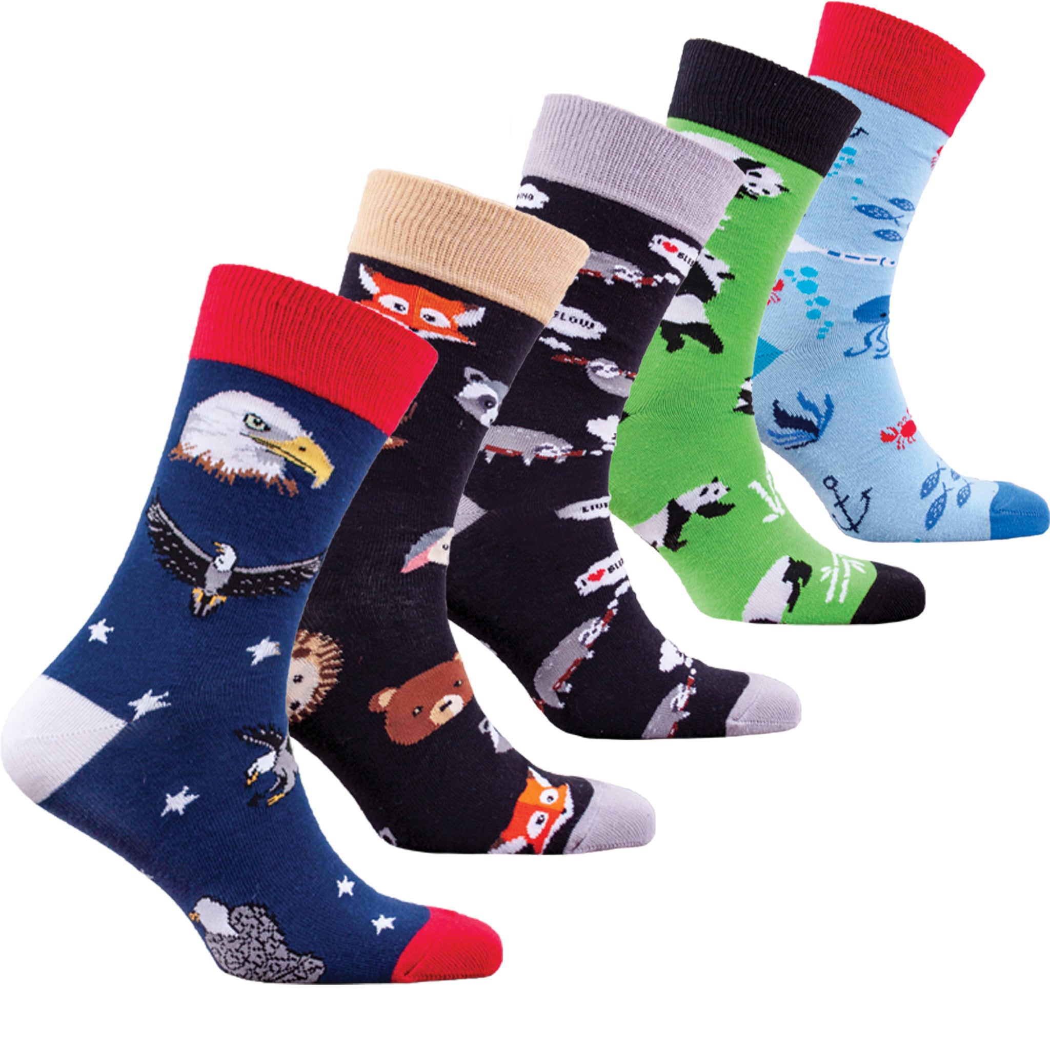Men's Feral Animals Socks
