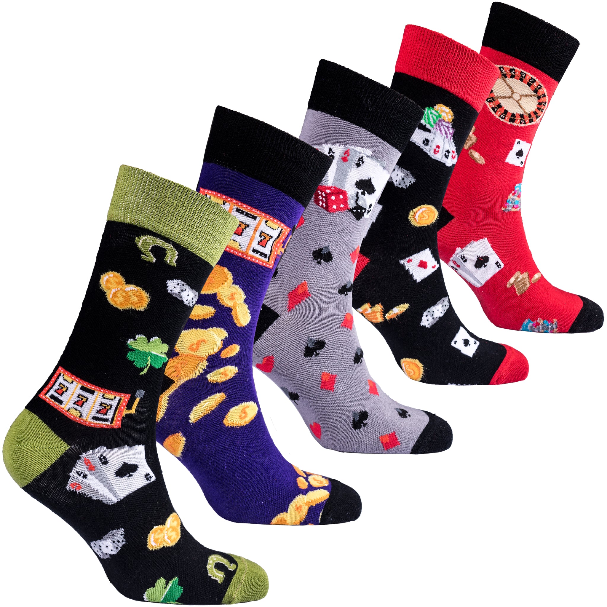 Men's Gambling Set Socks - Socks n Socks
