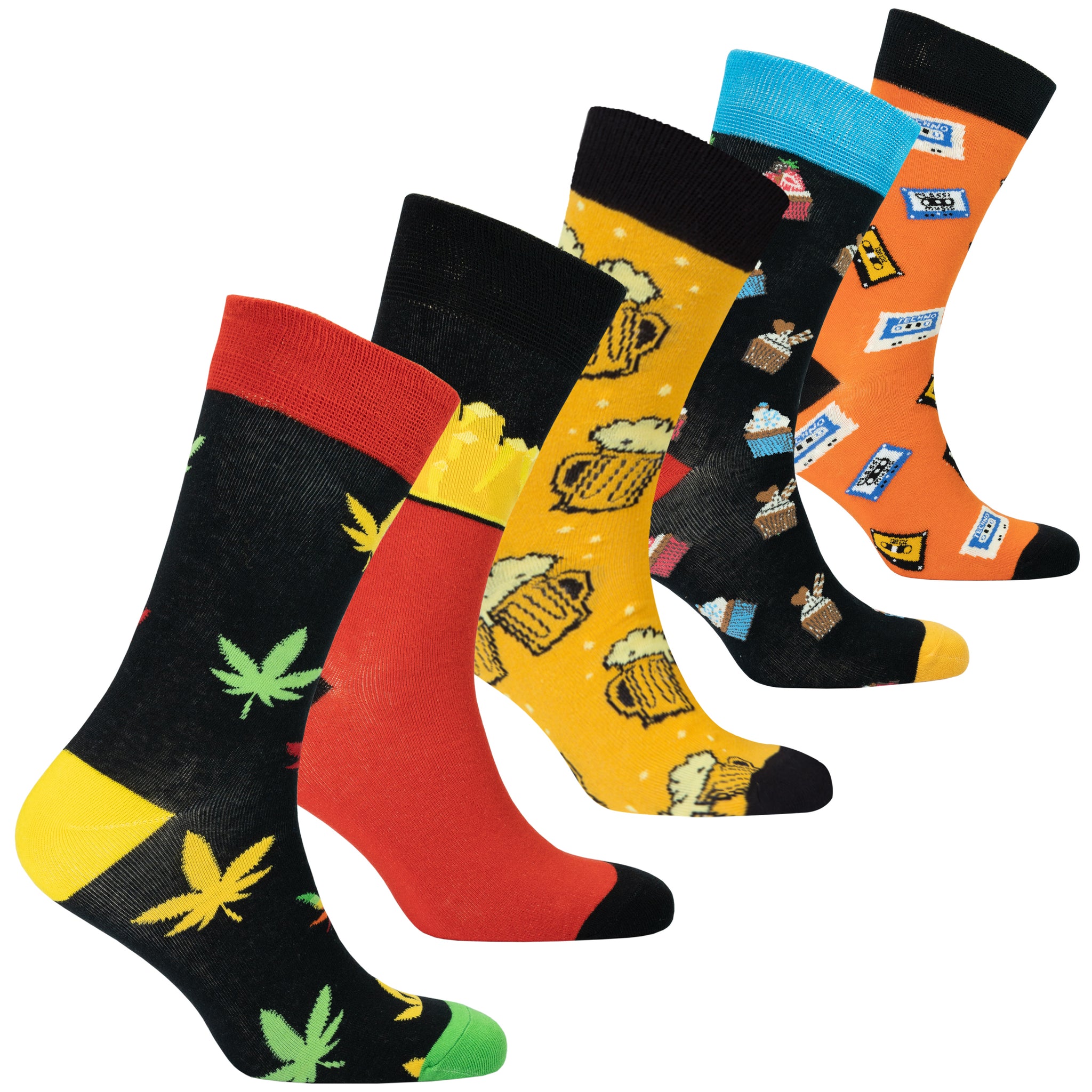 Men's U2 High Socks different types