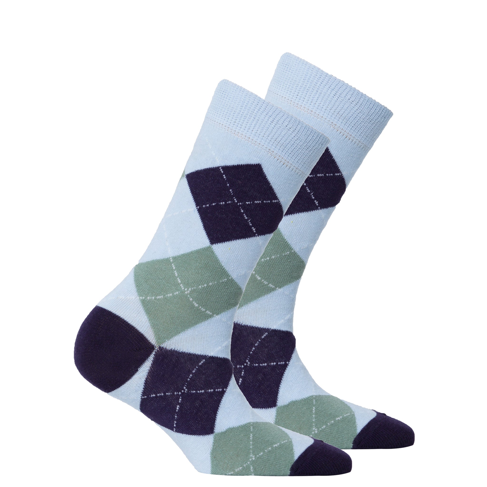Women's Teal Sea Argyle Socks