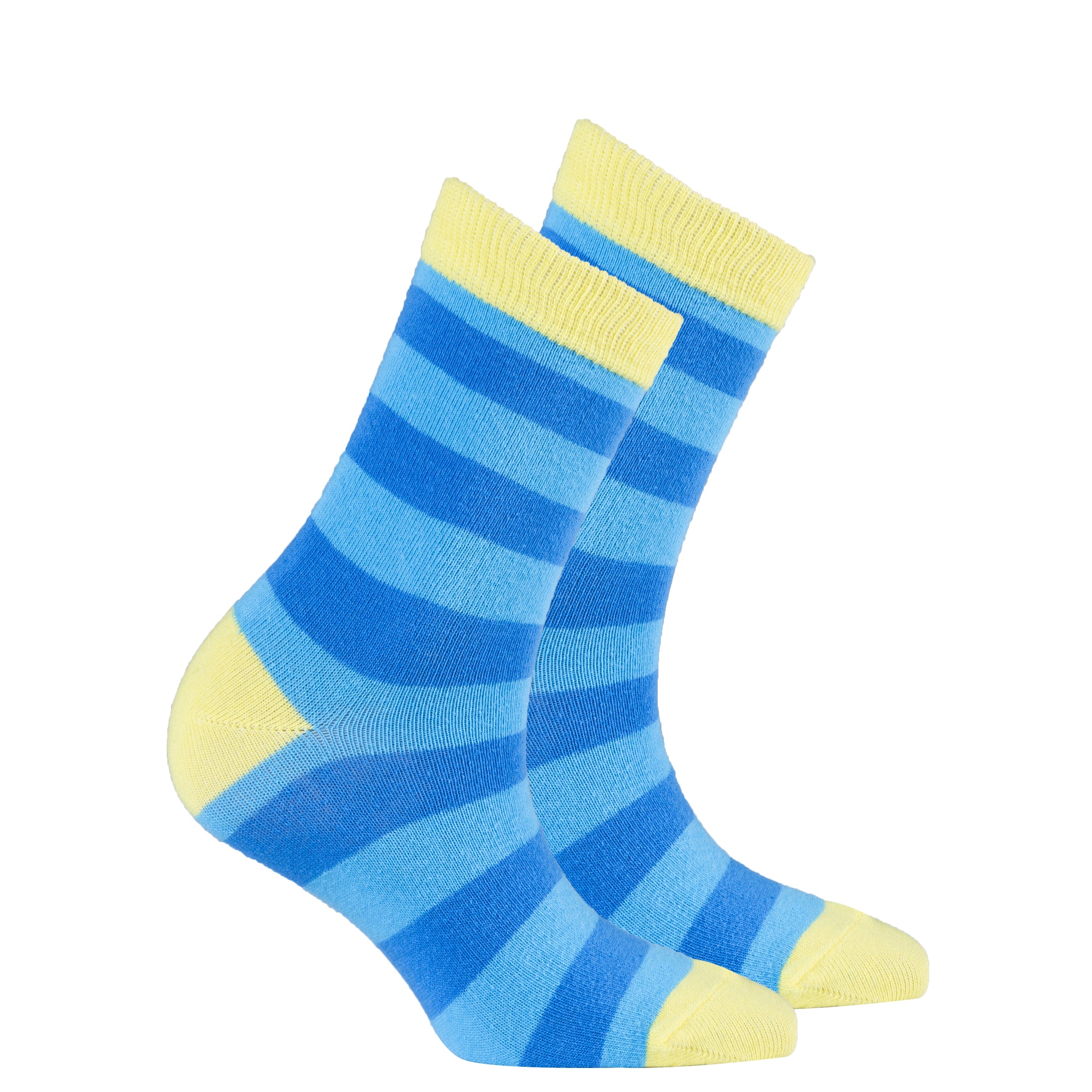 Women's Yellow Sky Stripe Socks