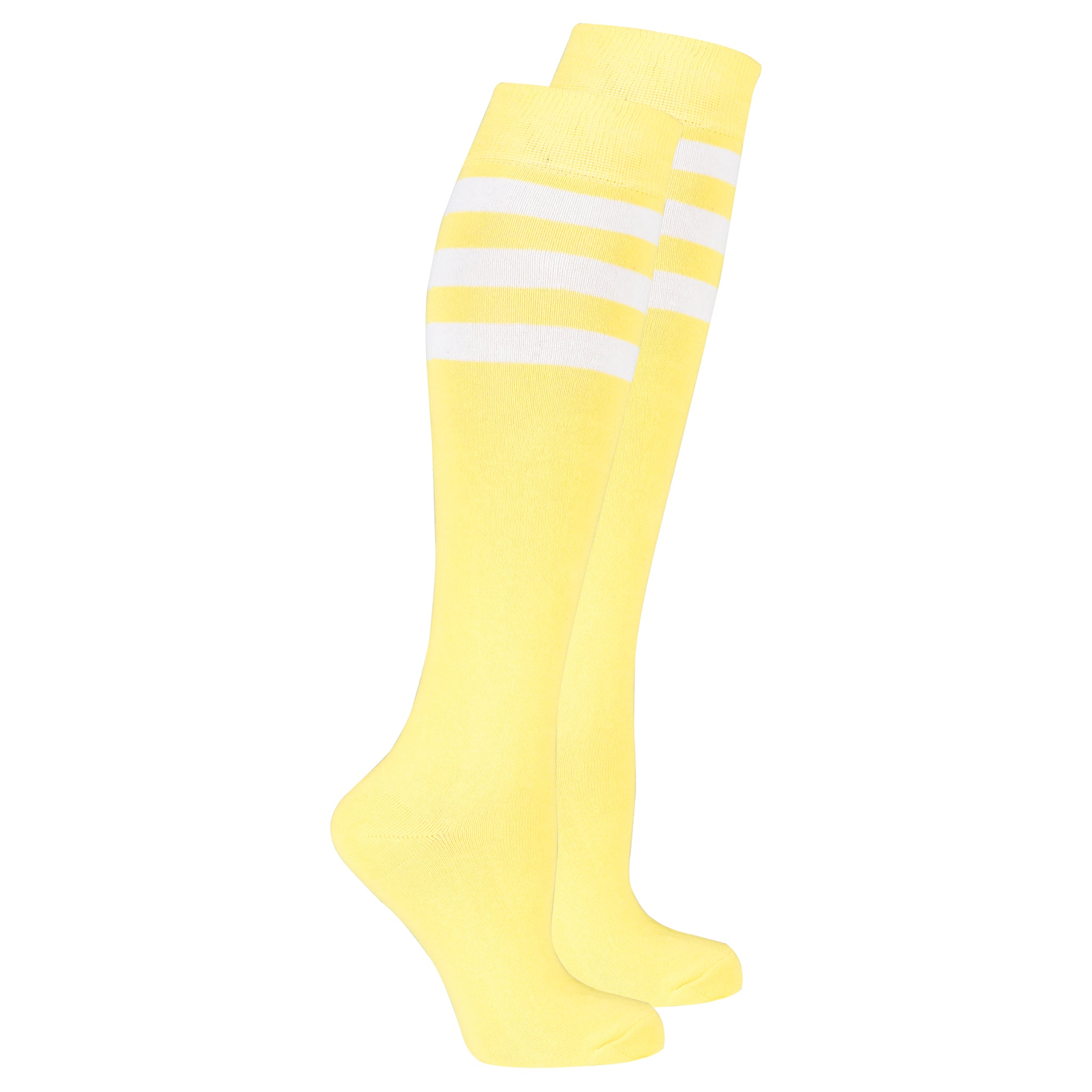 Women's Lemon Stripe Knee High Socks