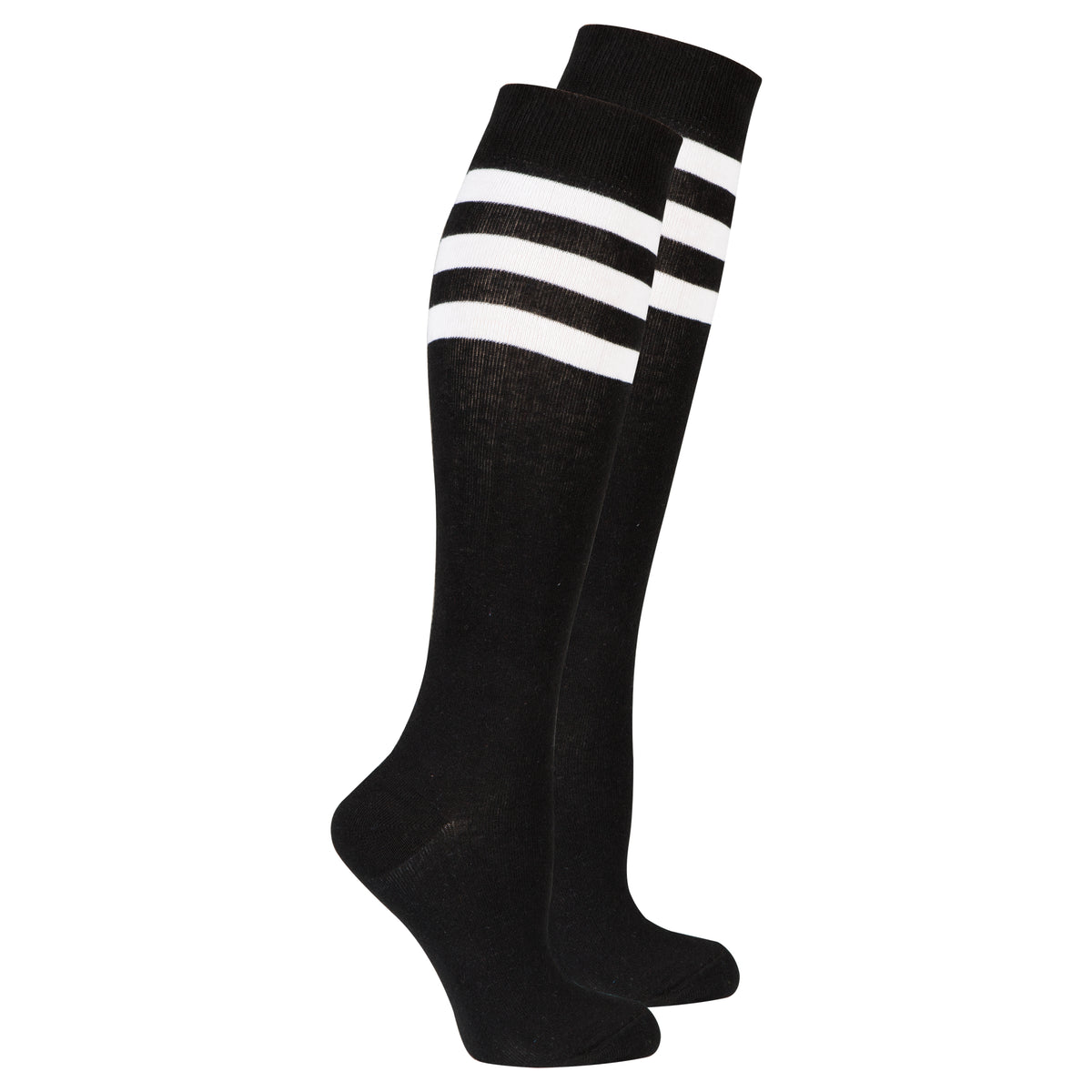 Women's Darkest Stripe Knee High Socks - Socks n Socks
