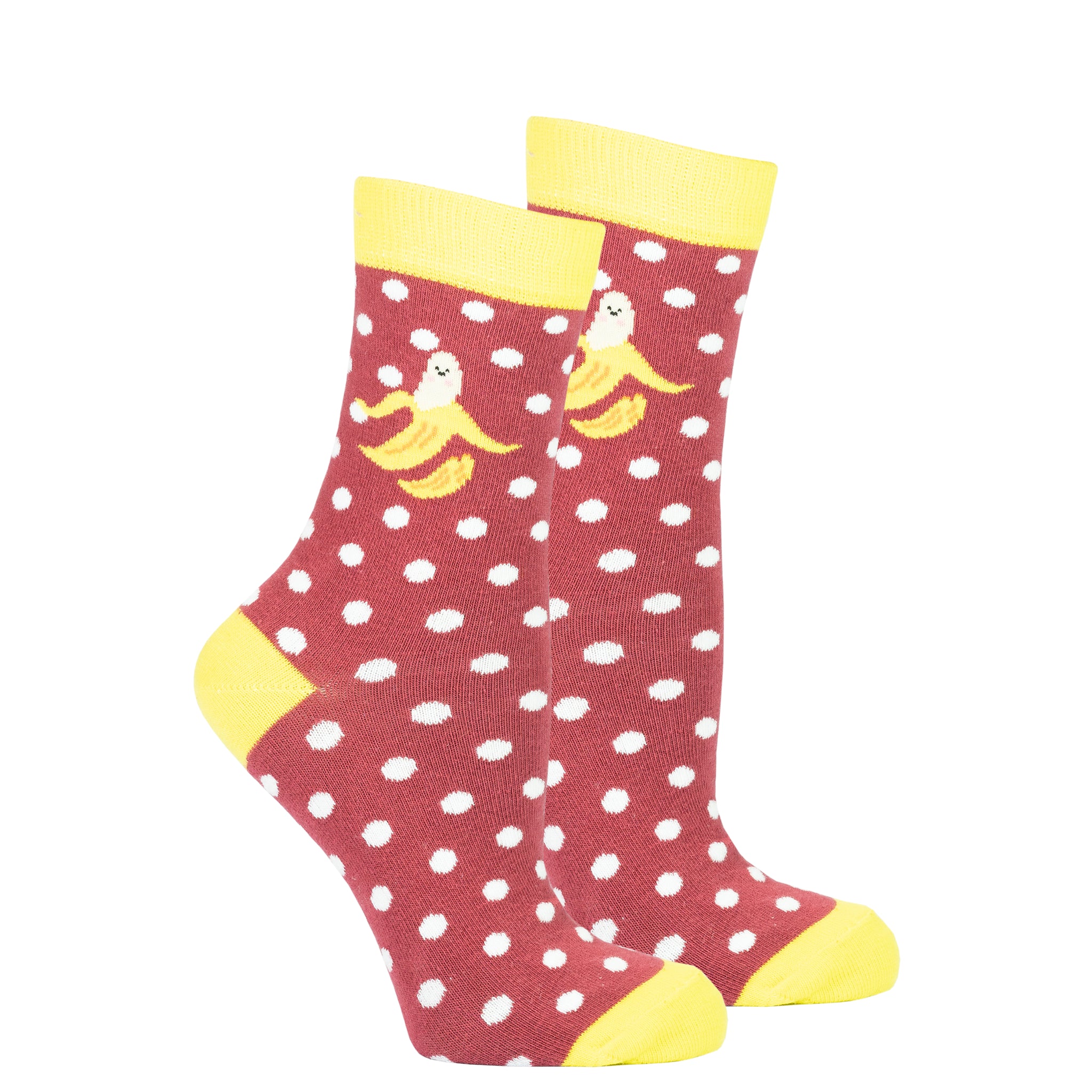 Women's Banana Dot Socks
