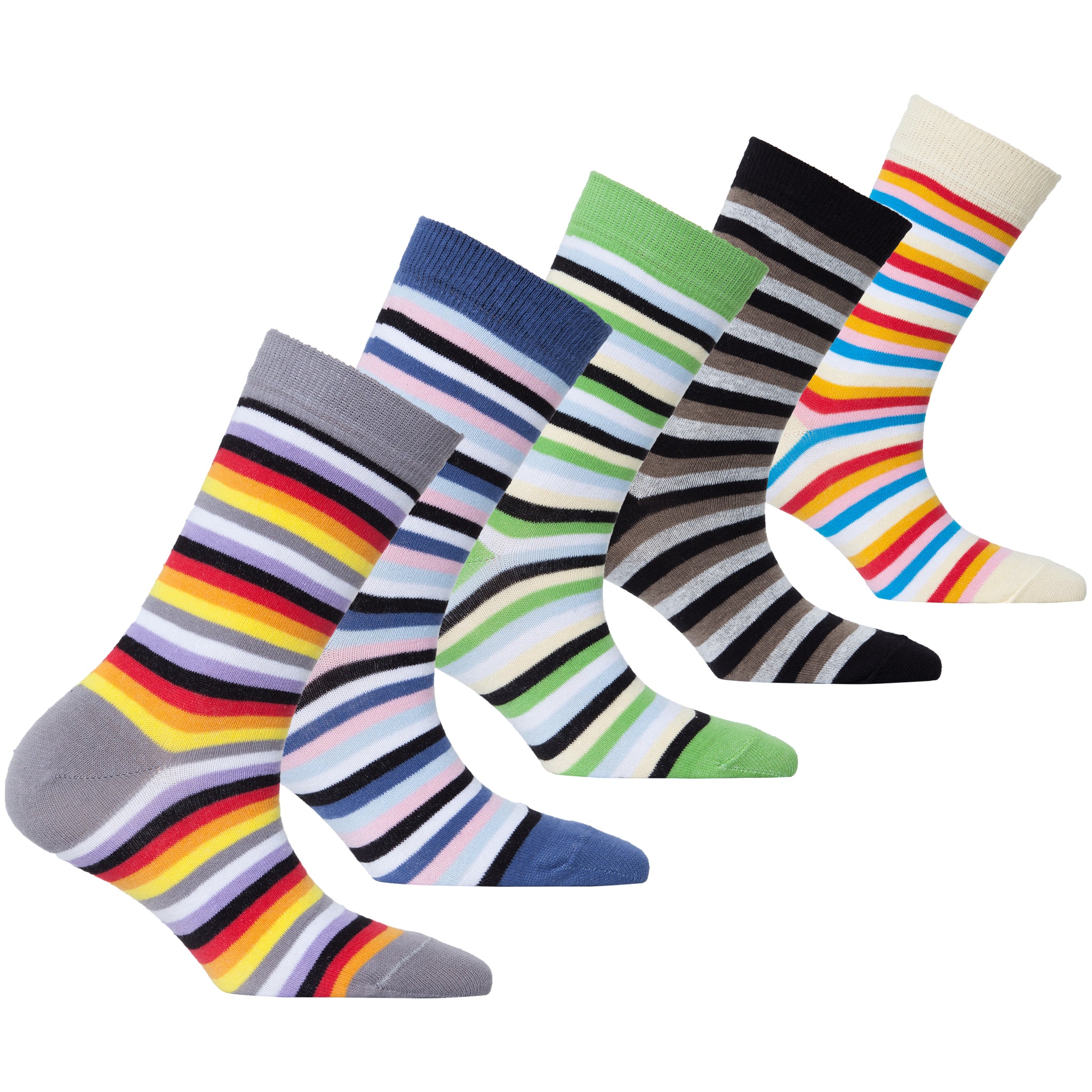 Women's Cool Stripe Set Socks Set