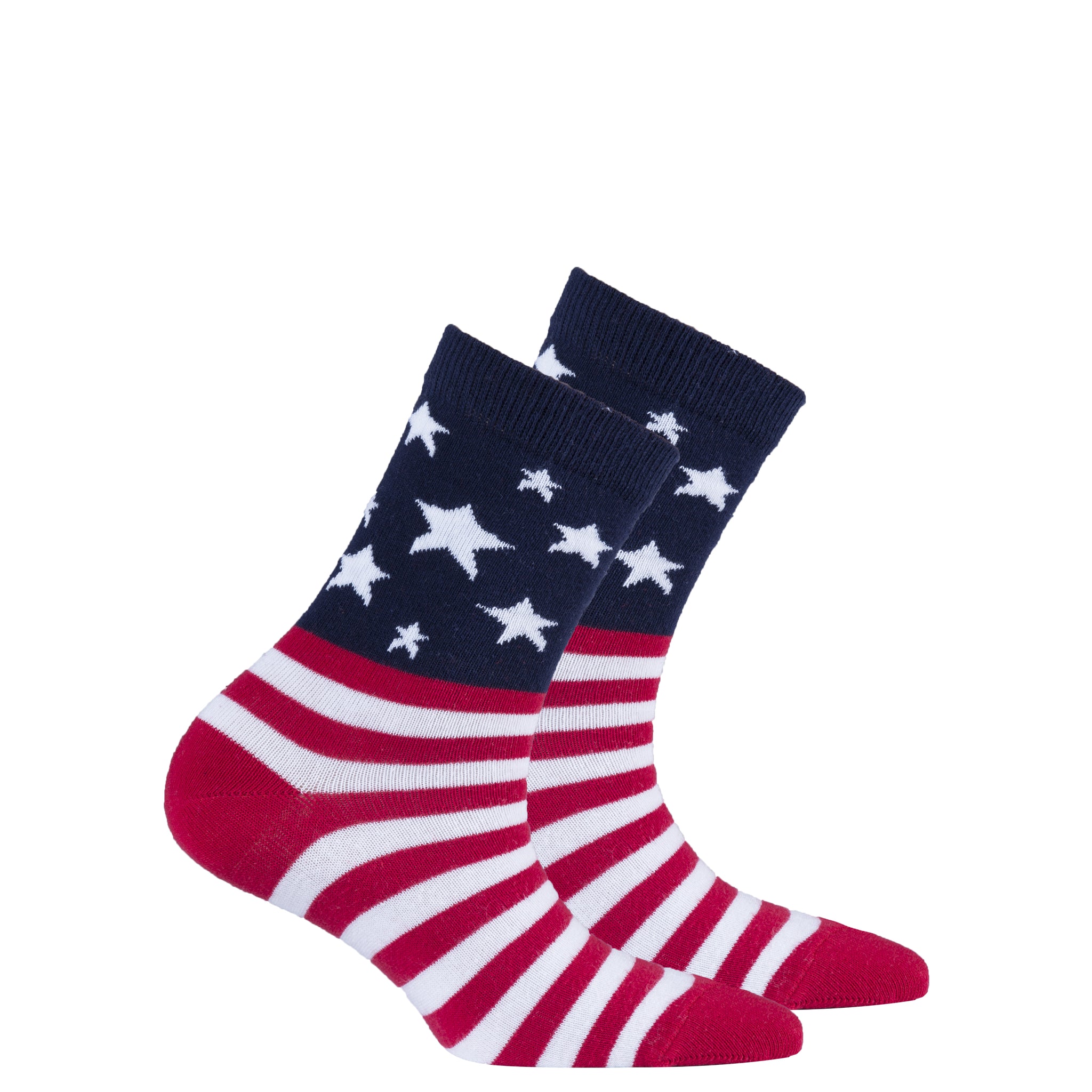 Kids Usa Flag Stars Socks