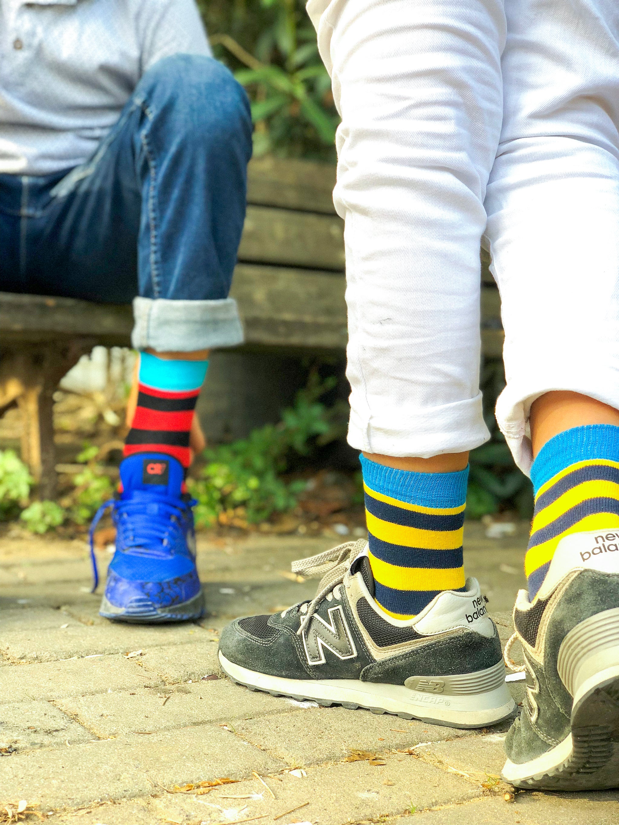Kids Trendy Stripes Socks