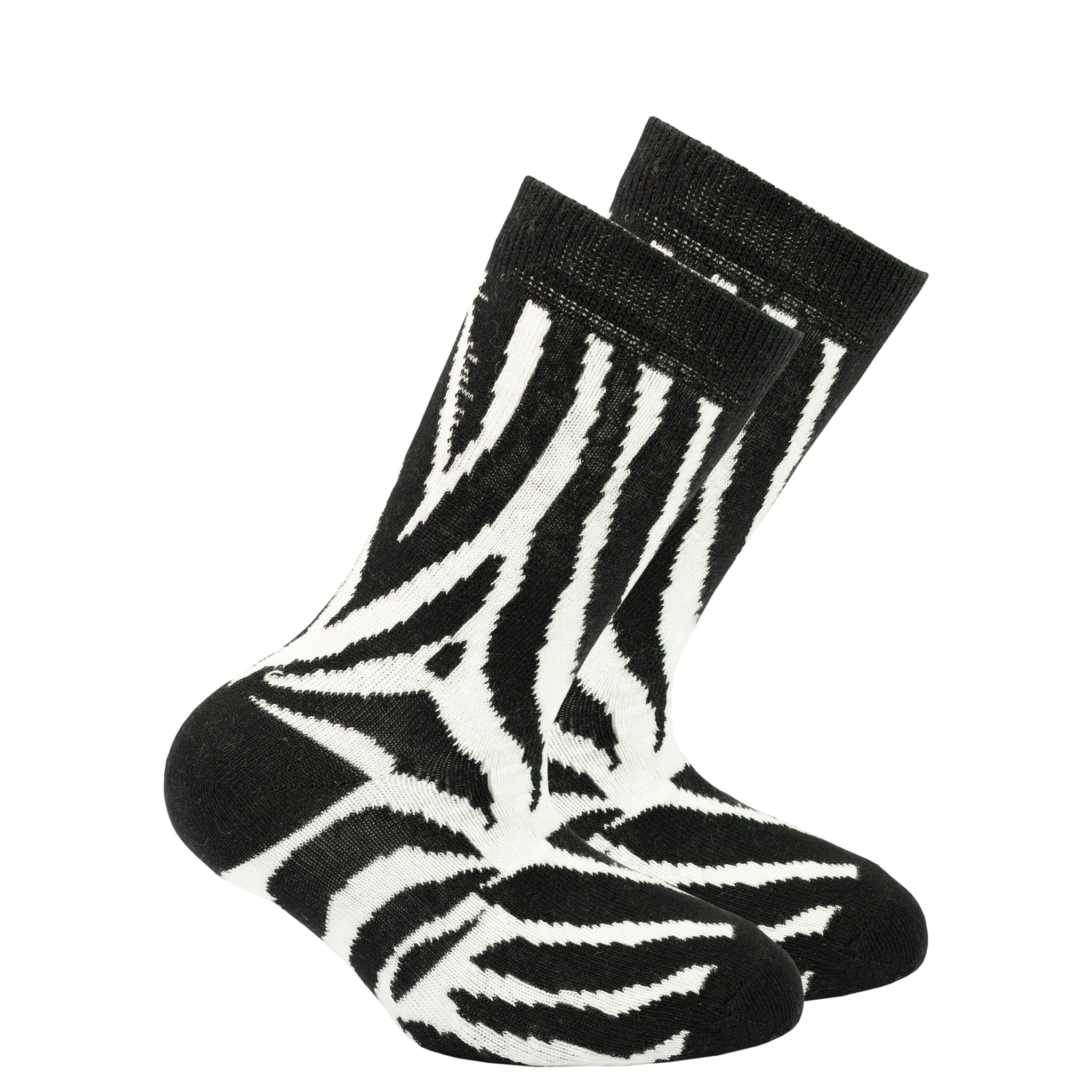 Kids Zebra Socks black and white