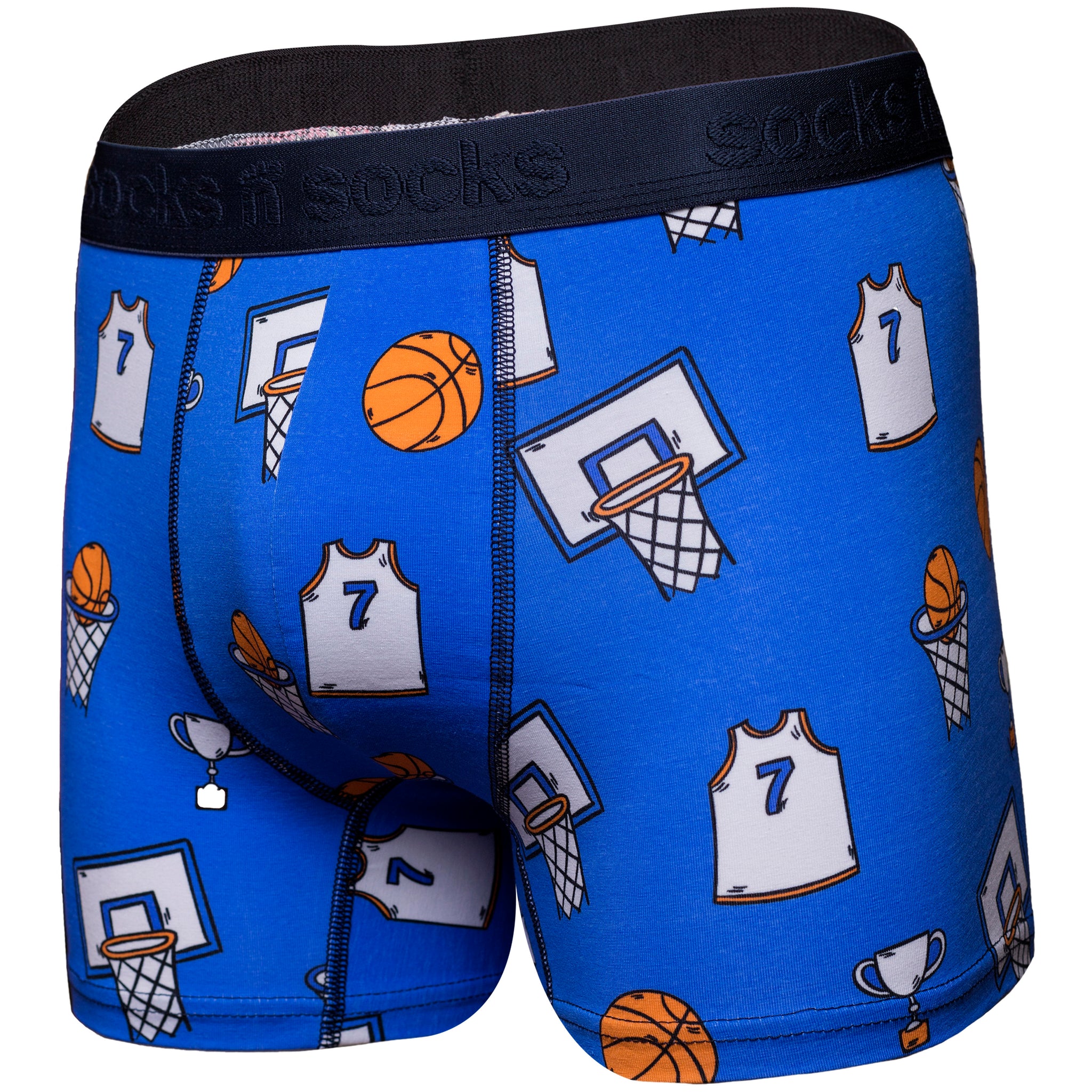 Men's Basketball Boxer Brief - Socks n Socks