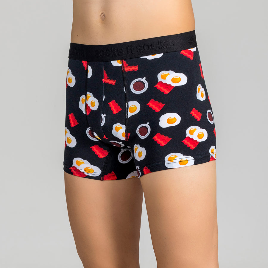 Men's Bacon & Eggs Boxer Brief