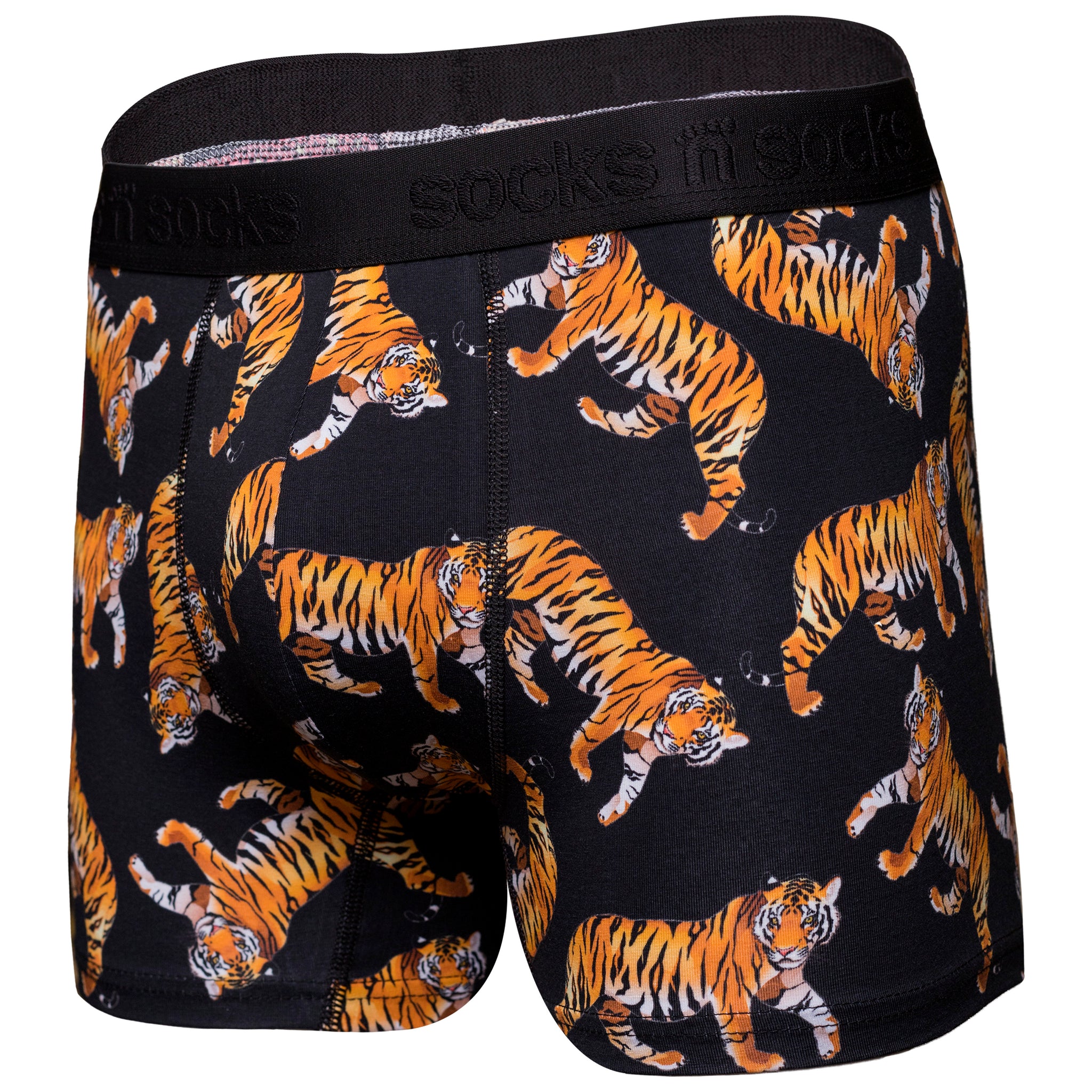 Men's Wild Tiger Boxer Brief