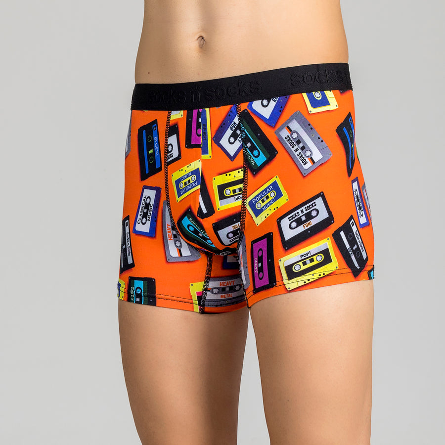 Men's Cassette Boxer Brief orange