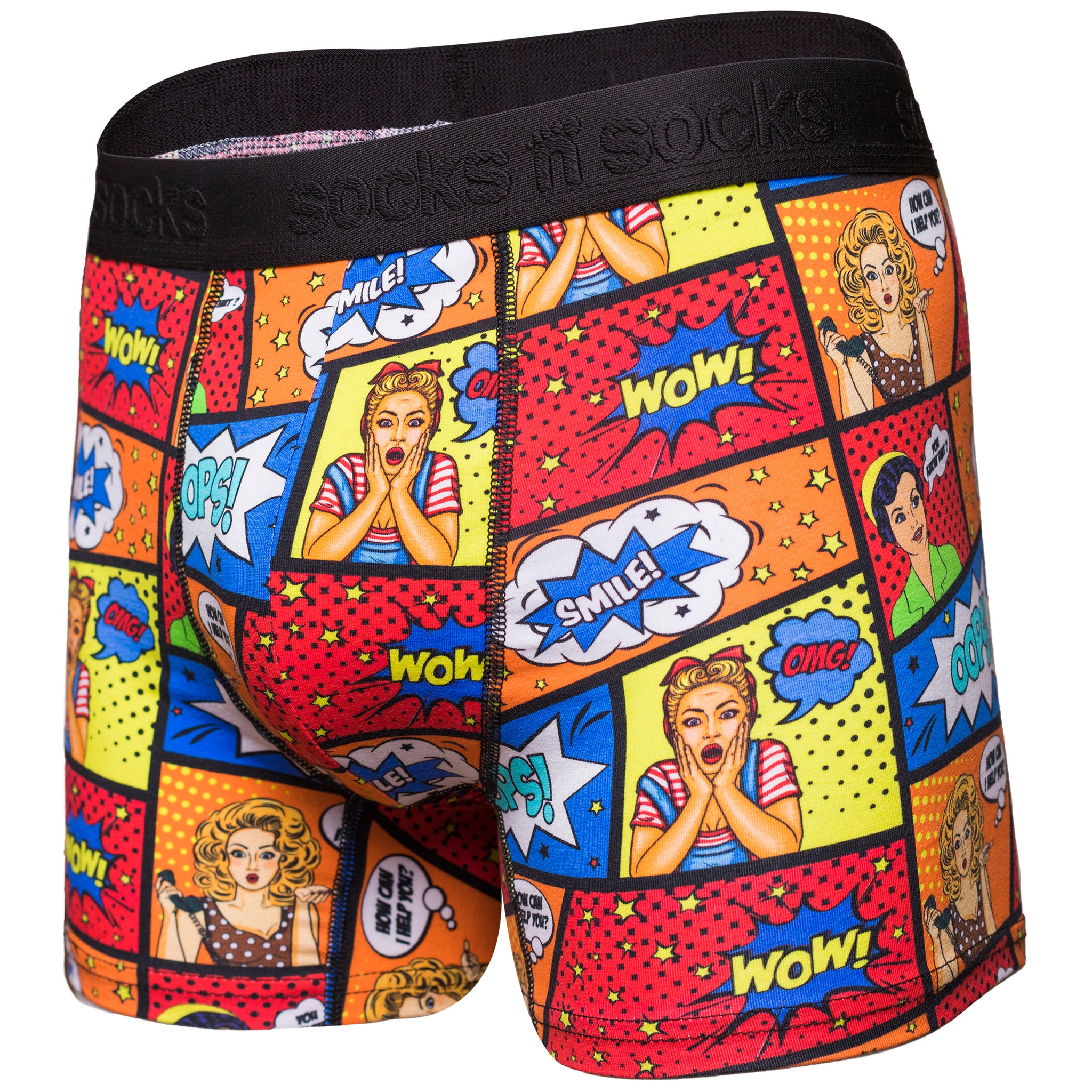 Mens Novelty Boxers Cartoon Superhero Boxer Shorts Underwear Briefs