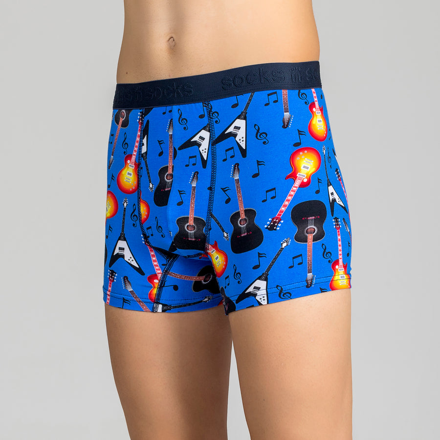 Men's Guitars Boxer Brief blue