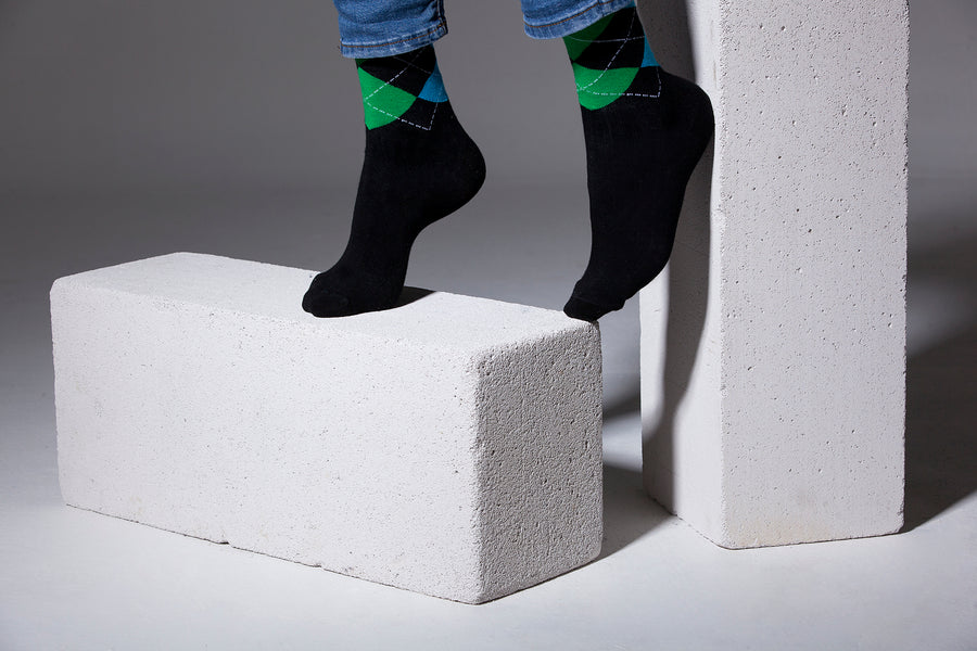 Men's Emerald Argyle Socks