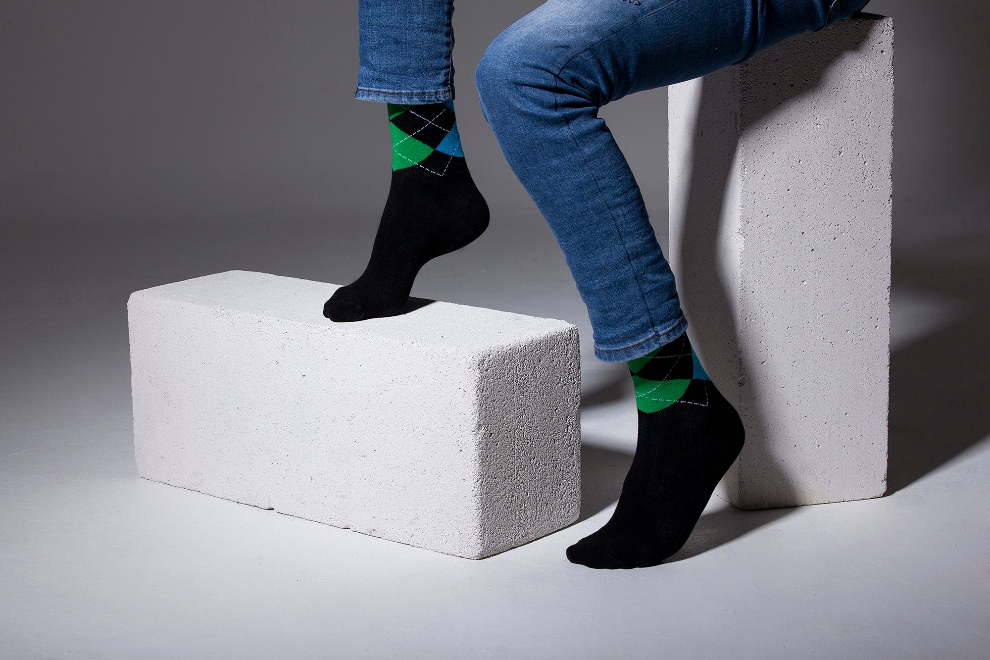 Men's Emerald Argyle Socks