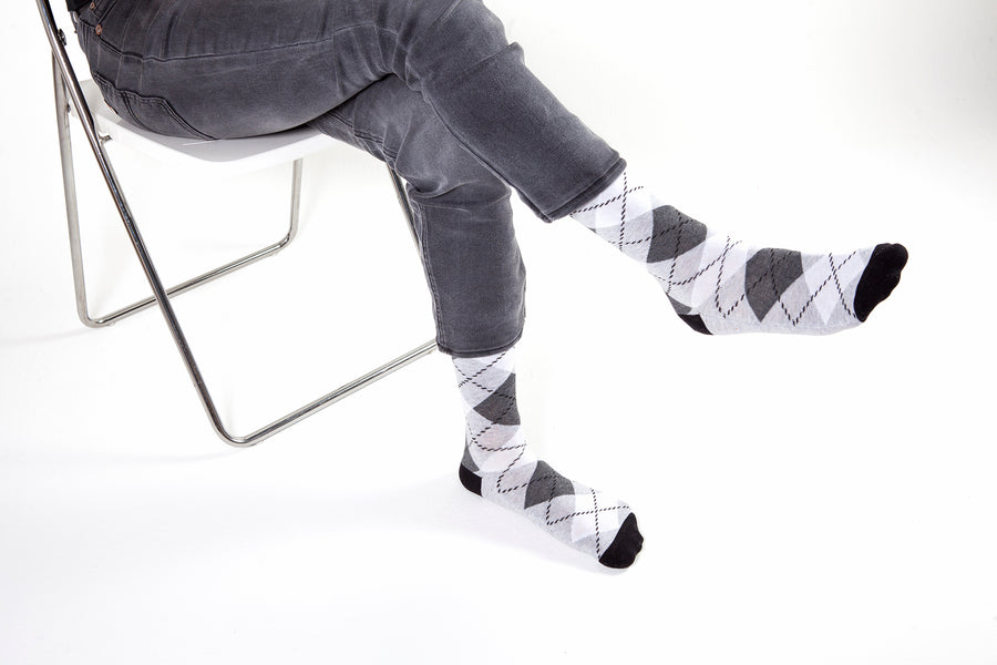 Men's Cloud Argyle Socks
