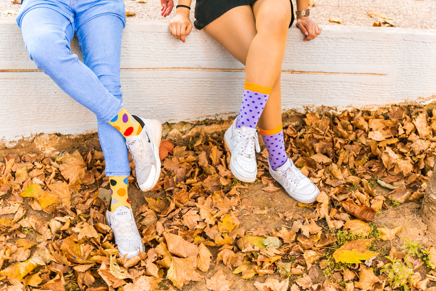 Men's Blonde Dot Socks